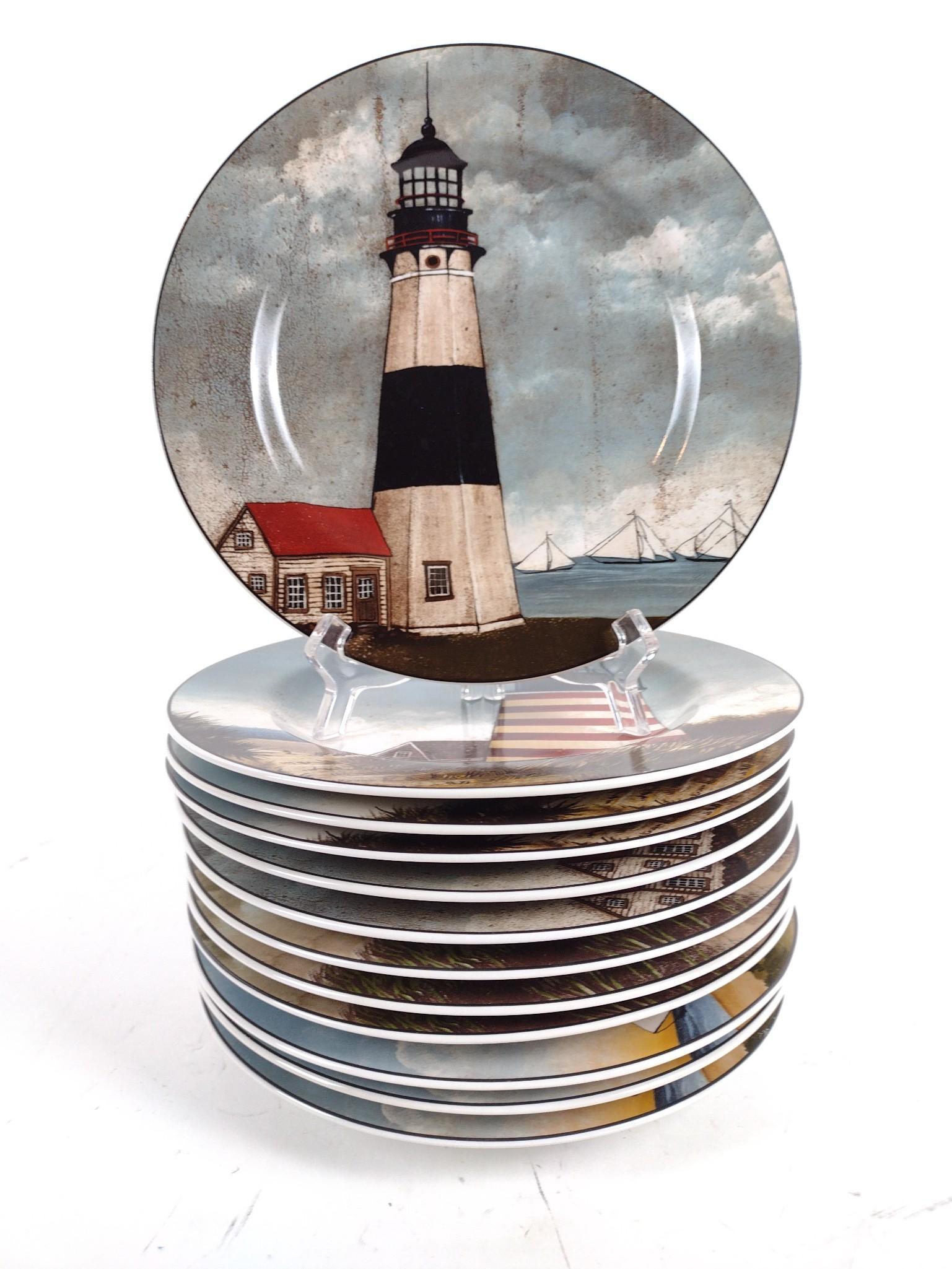 12 David Carter Brown "By The Sea" Plates (1 of 3)