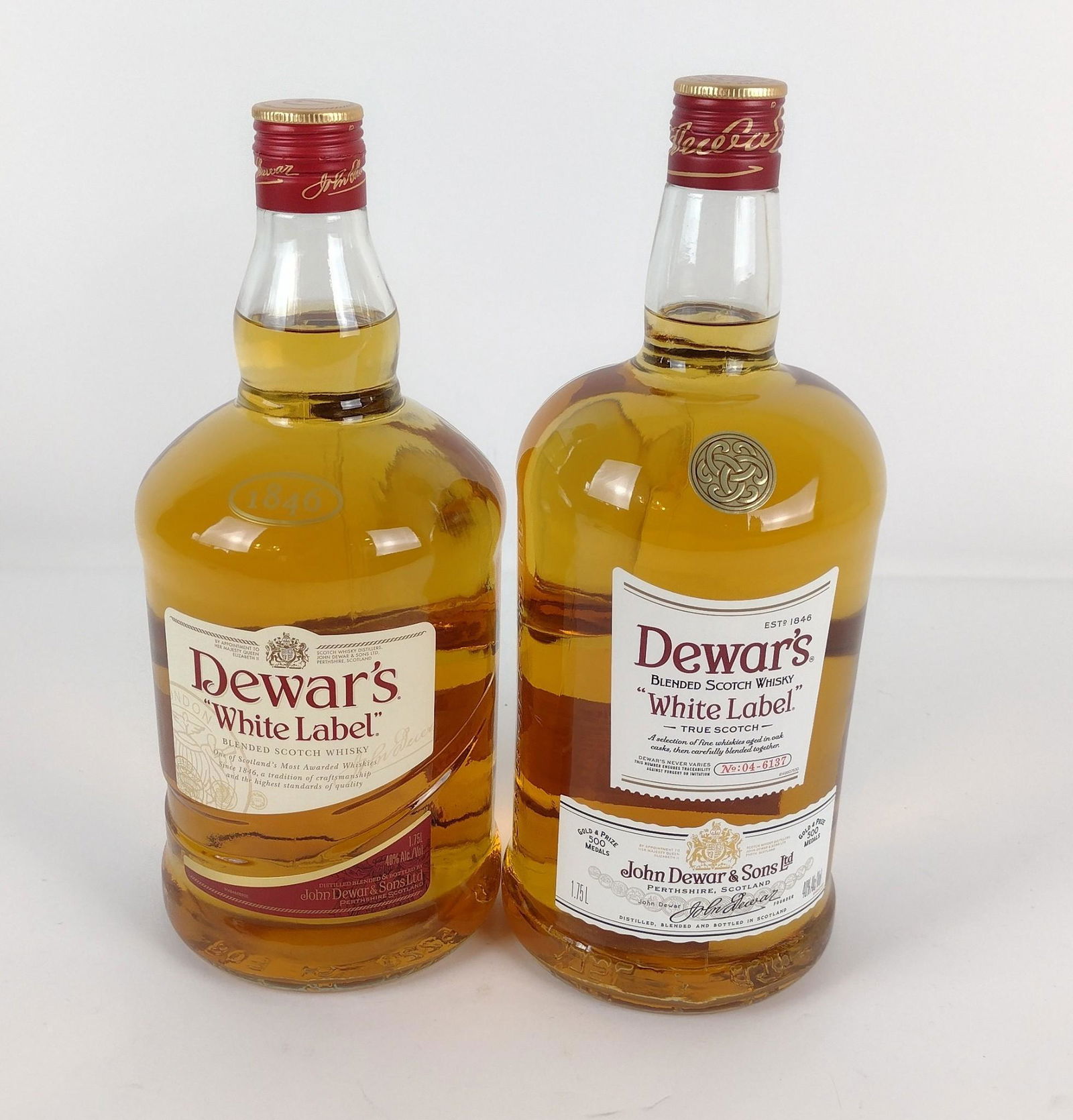 2 Bottles Estate Dewar's Scotch (1 of 3)
