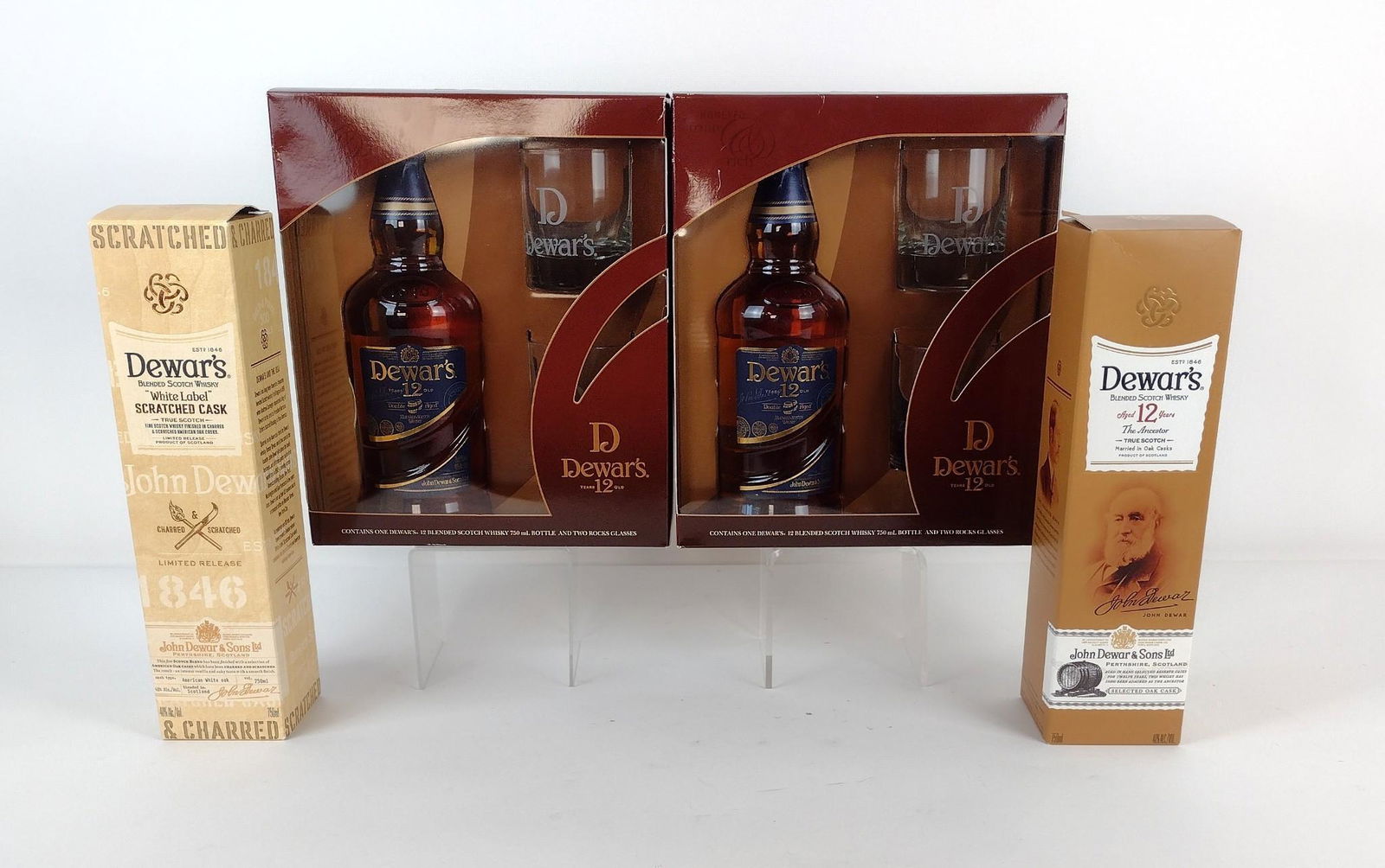 4 Estate Bottles of Dewar's Scotch (1 of 4)