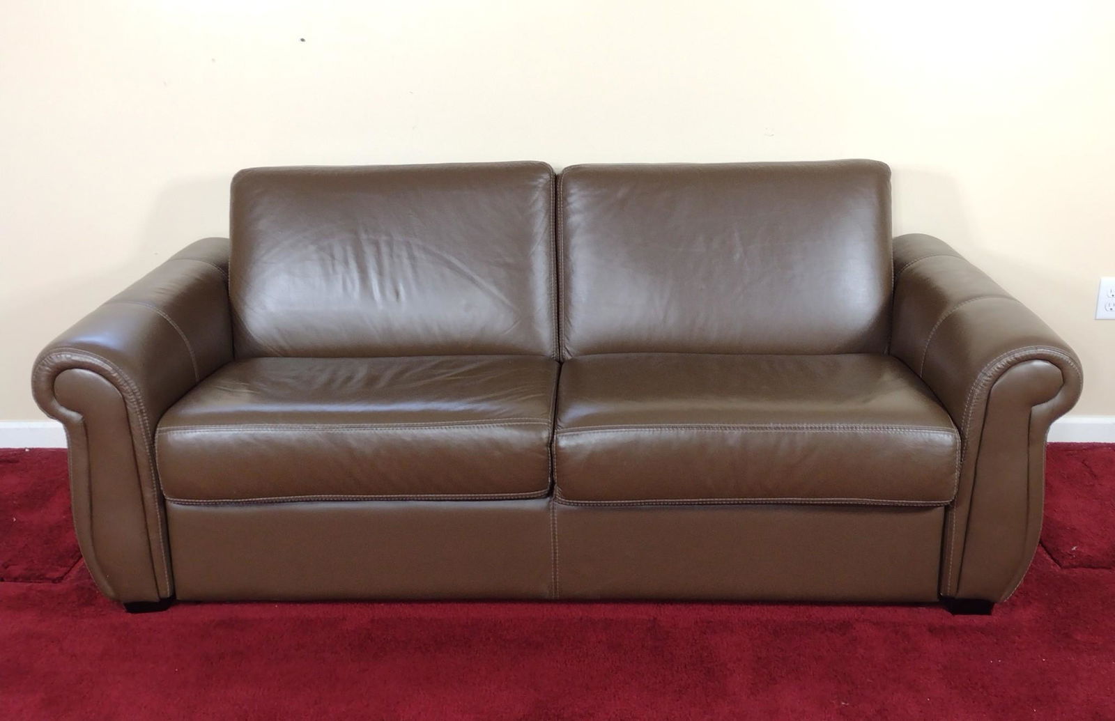 Palliser Millennium Leather Sleeper Sofa (1 of 8)