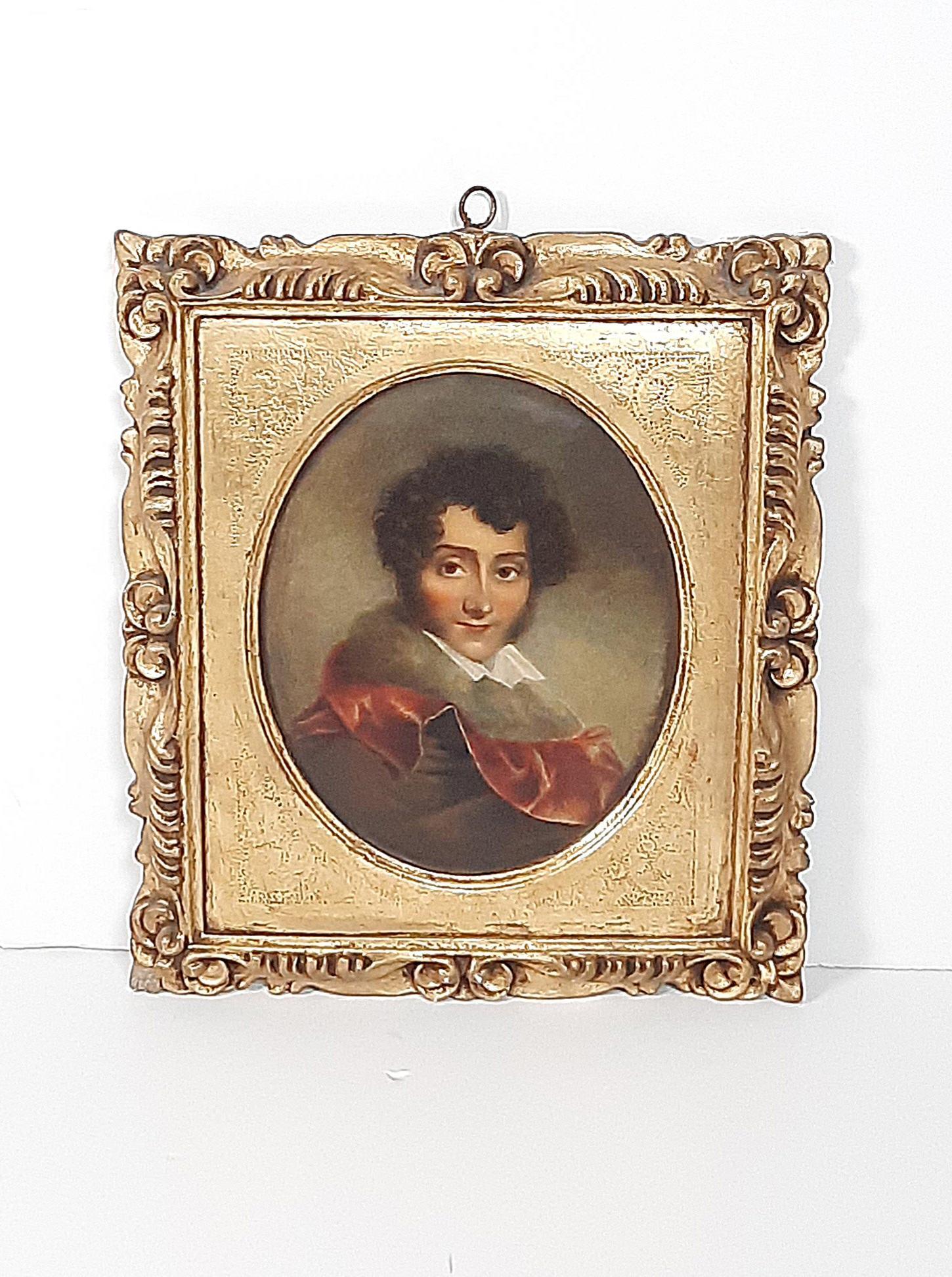 Jean-Baptiste Isabey "Hungarian Count" Plaque (1 of 4)