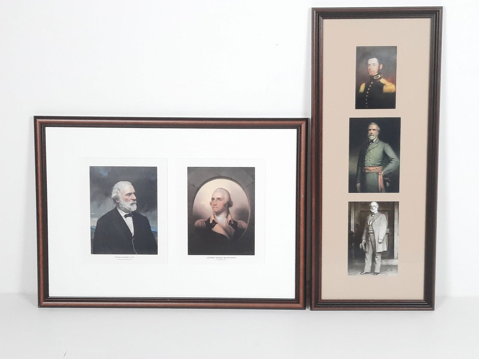 Prints of Robert E. Lee and George Washington (1 of 6)