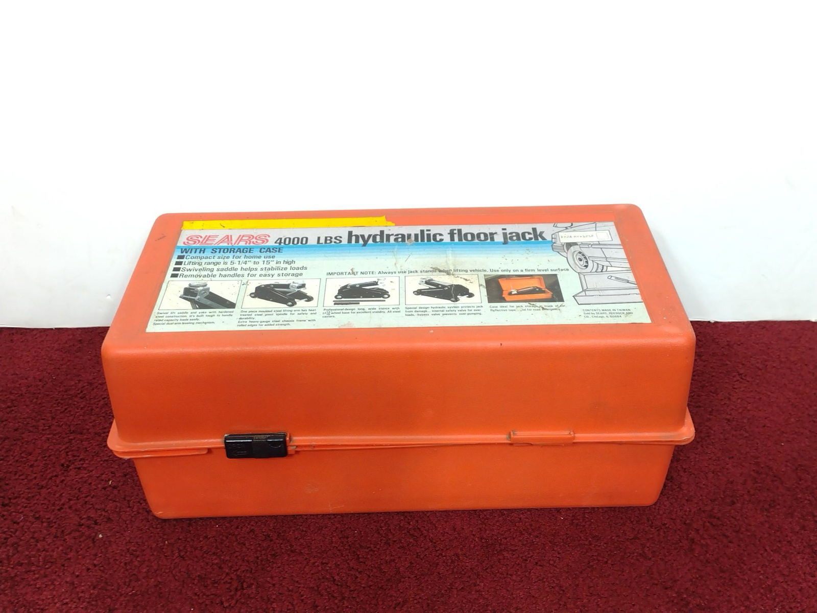 Sears 4000lbs Hydraulic Floor Jack (1 of 4)