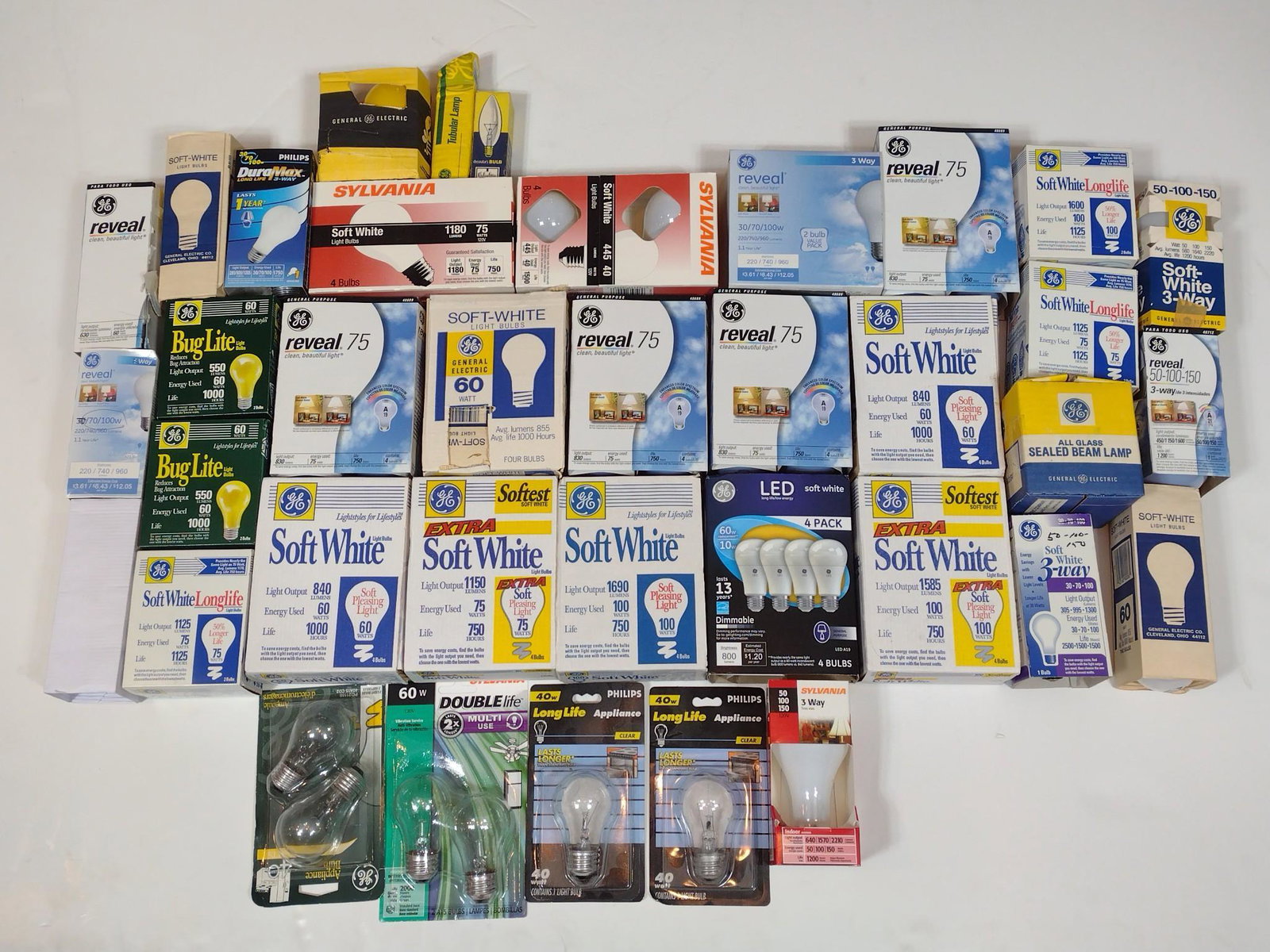 37 Packs Of Light Bulbs (1 of 3)