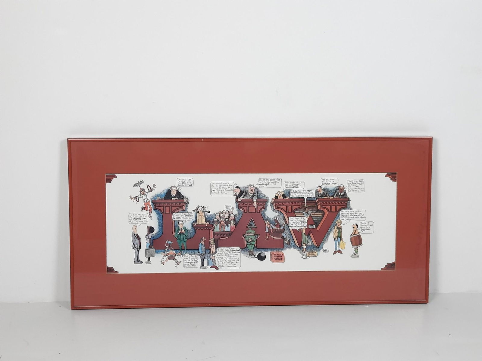 Peter 1981 "LAW" Comic Print (1 of 4)