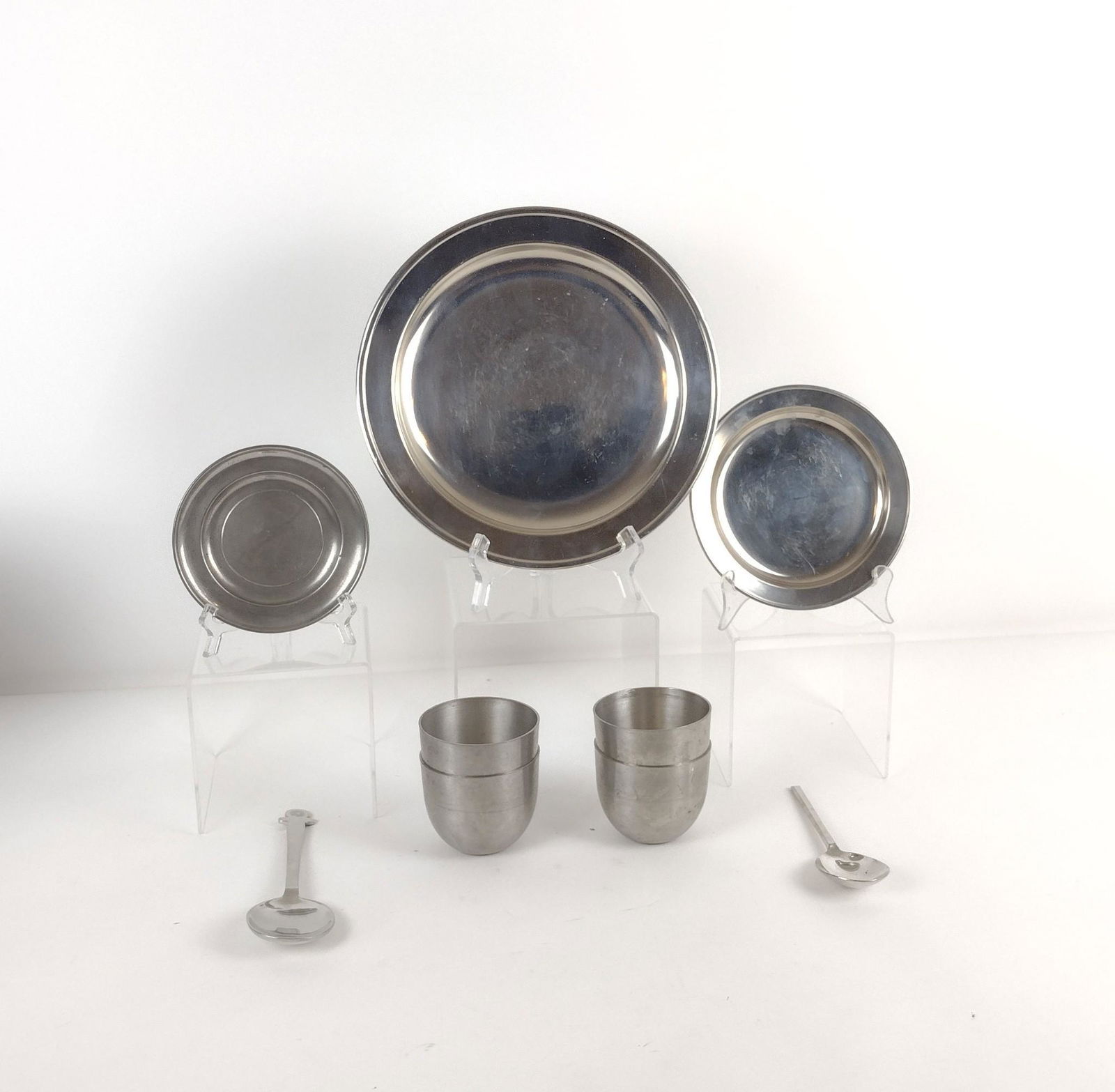 10 Pcs Pewter incl Williamsburg (1 of 7)