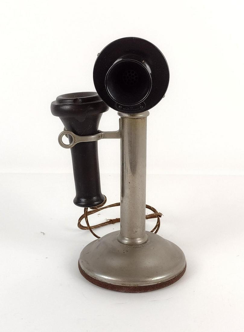 Western Electric Company Phone: 5-1/4" wide X 11-1/2" high. MEG IMPORTANT: Before bidding, please read the terms and conditions. When you registered for the auction you agreed to these terms and will be required to comply with them.