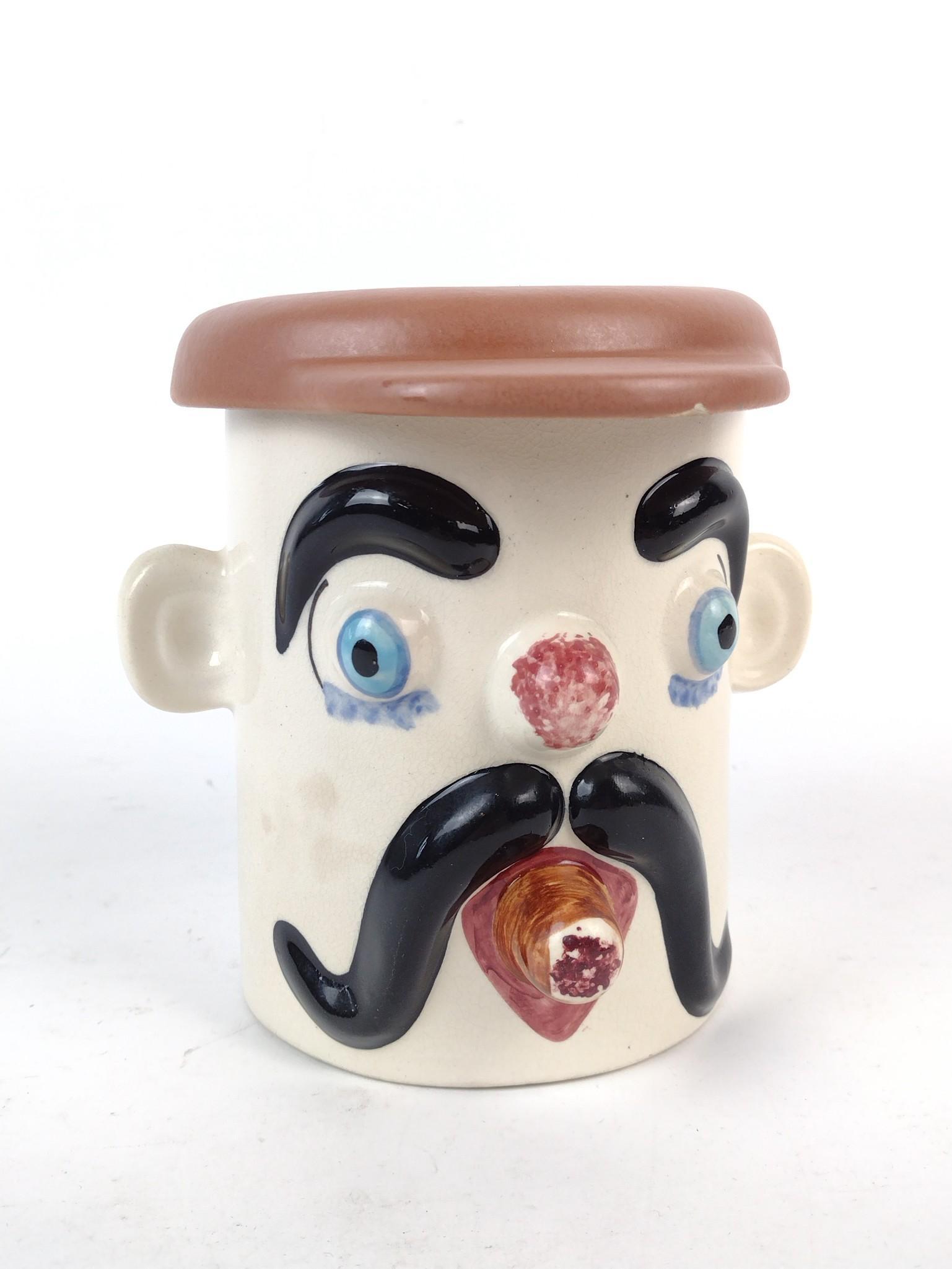 Pfaltzgraff "Muggsy" Tobacco Jar (1 of 7)