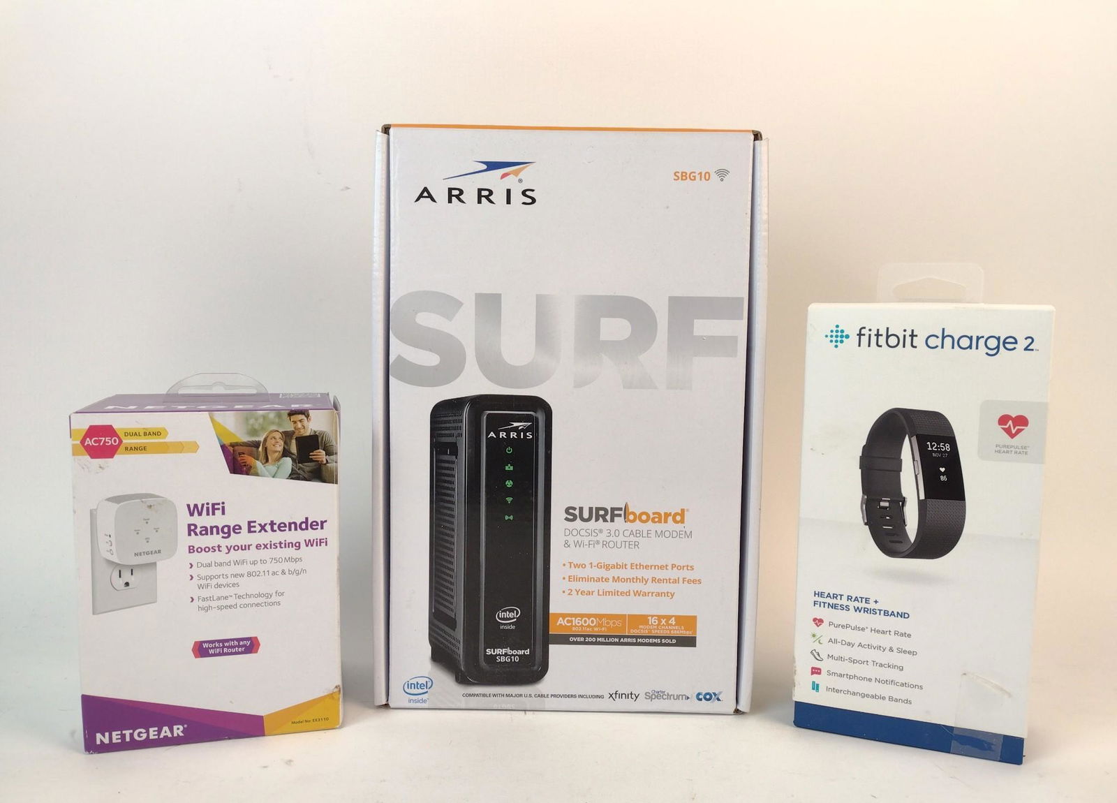 3 Electronics Incl Fitbit Charge 2 (1 of 3)
