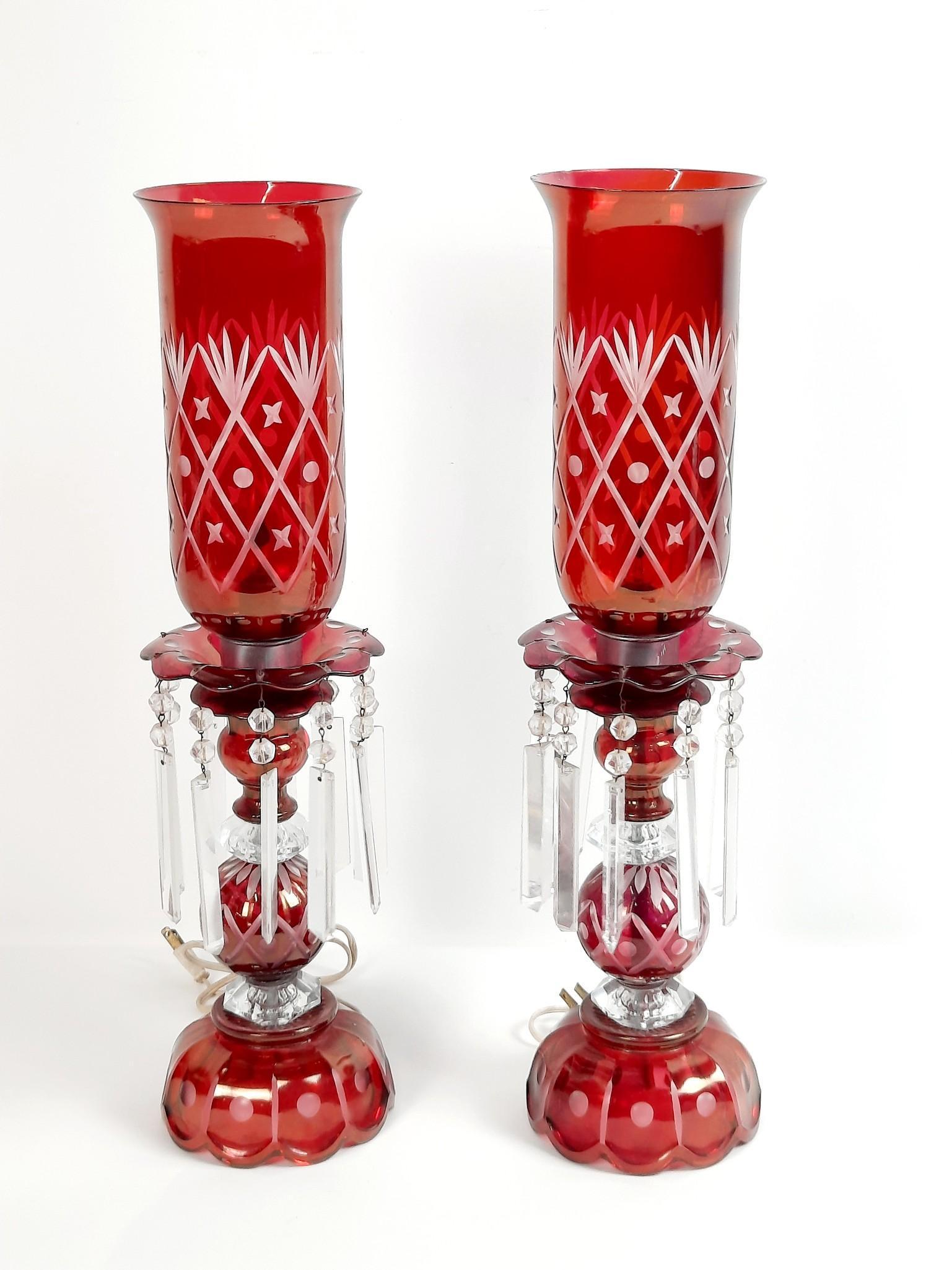 Pr Ruby Cut To Clear Lamps (1 of 2)