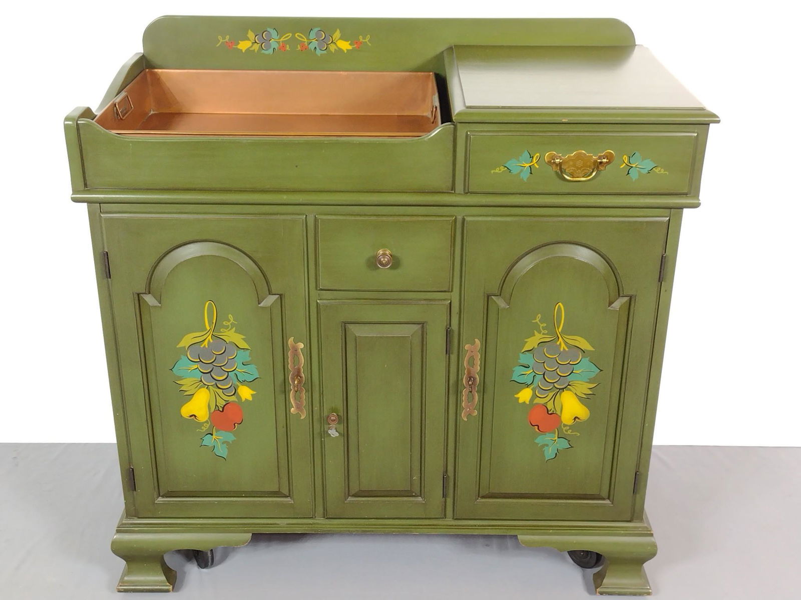 Pennsylvania House Painted Dry Sink With Copper Insert (1 of 7)