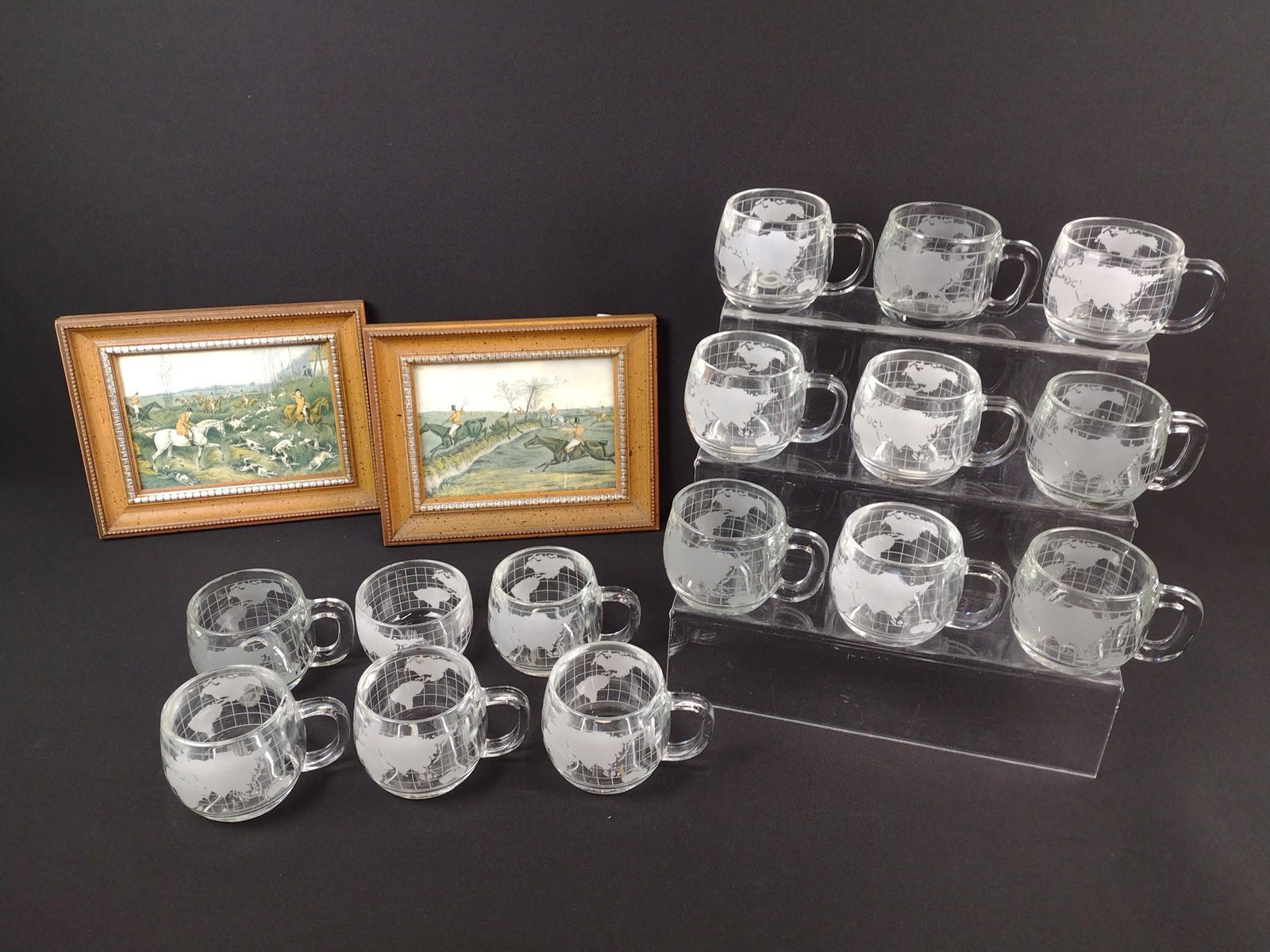 15 Nestle Globe Mugs & 2 Hunt Prints (1 of 6)