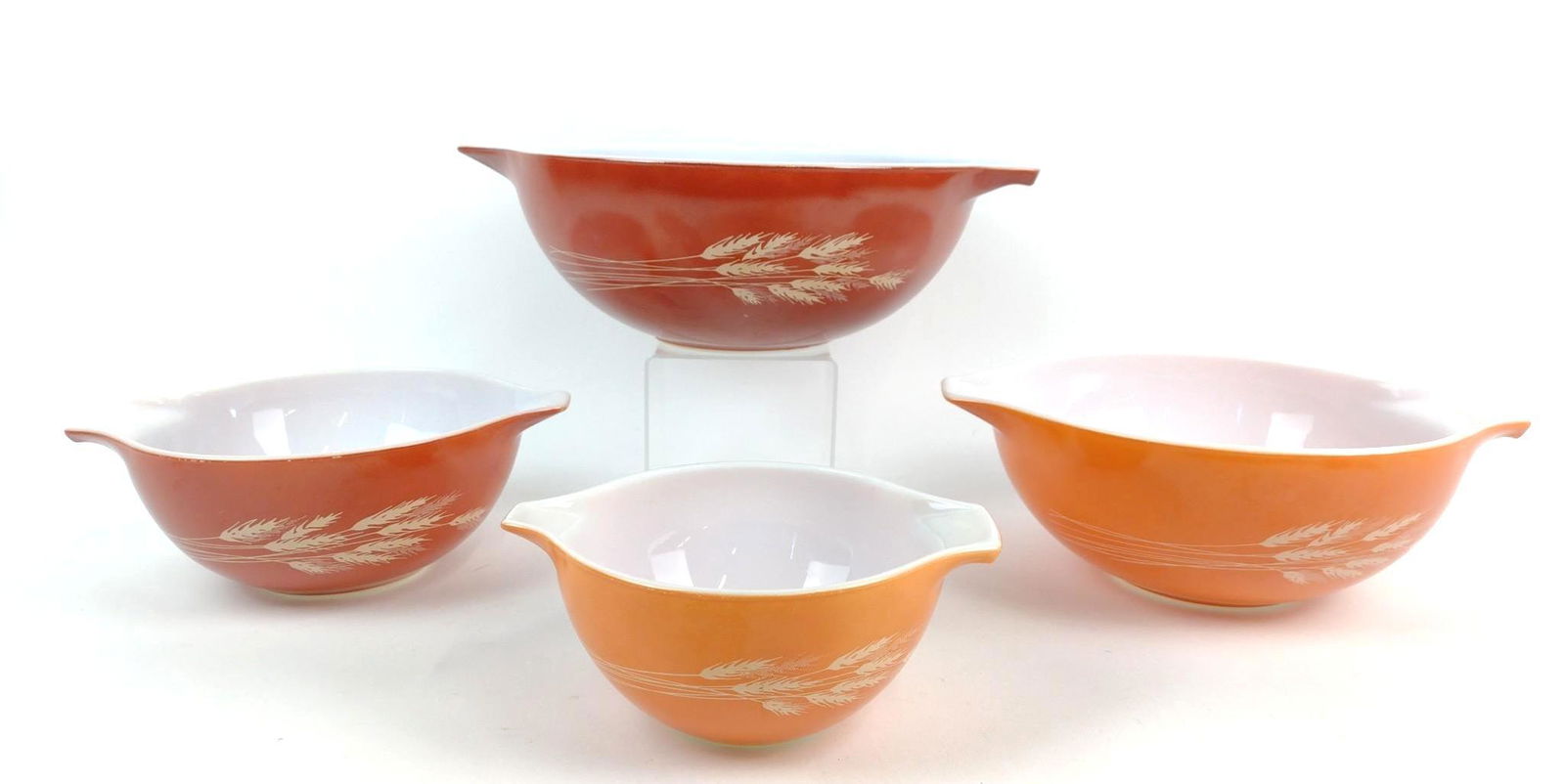 4 Pyrex Harvest Wheat Nesting Bowls (1 of 3)