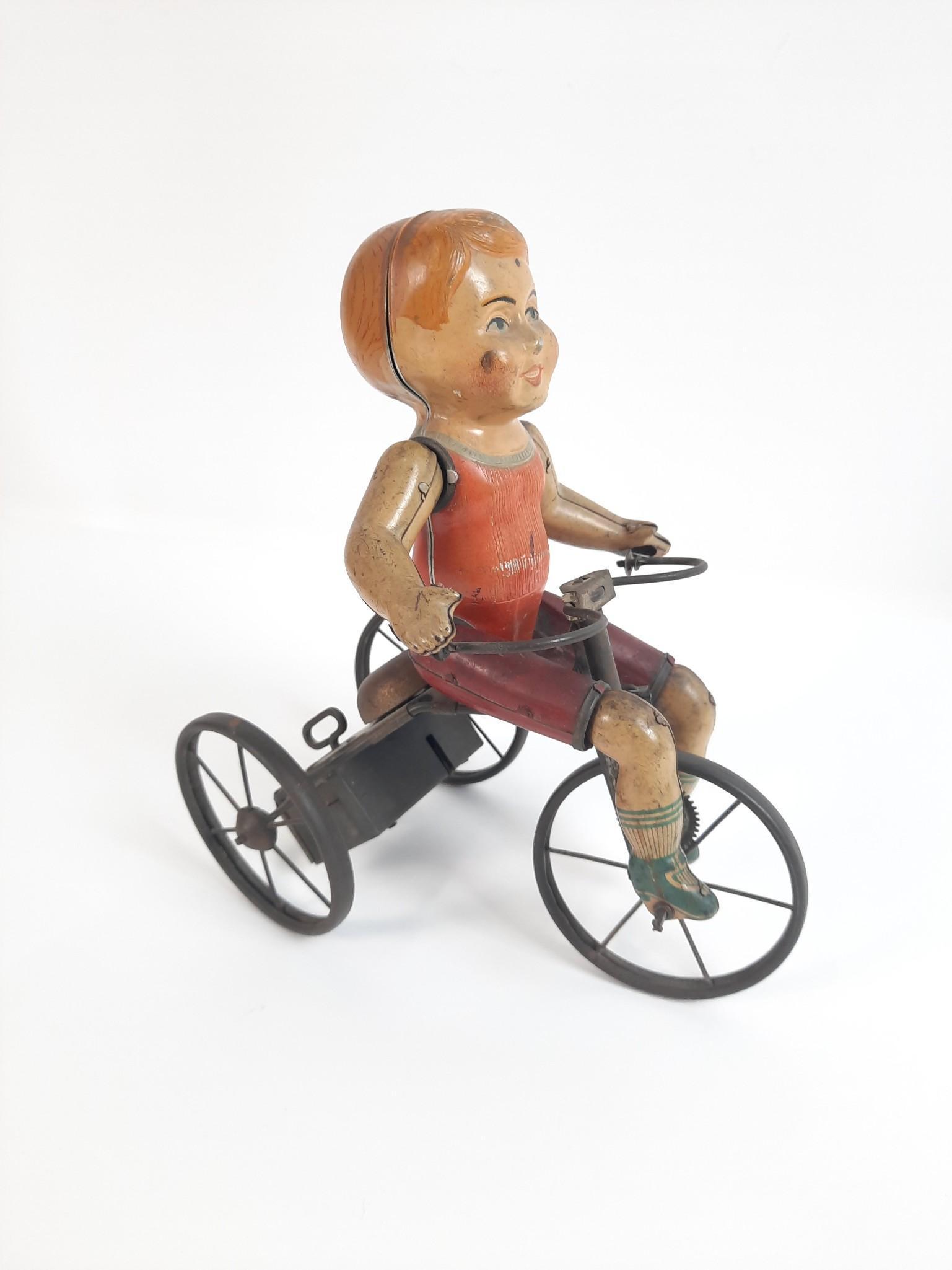 Kiddy Cyclist Tin Litho Toy (1 of 6)