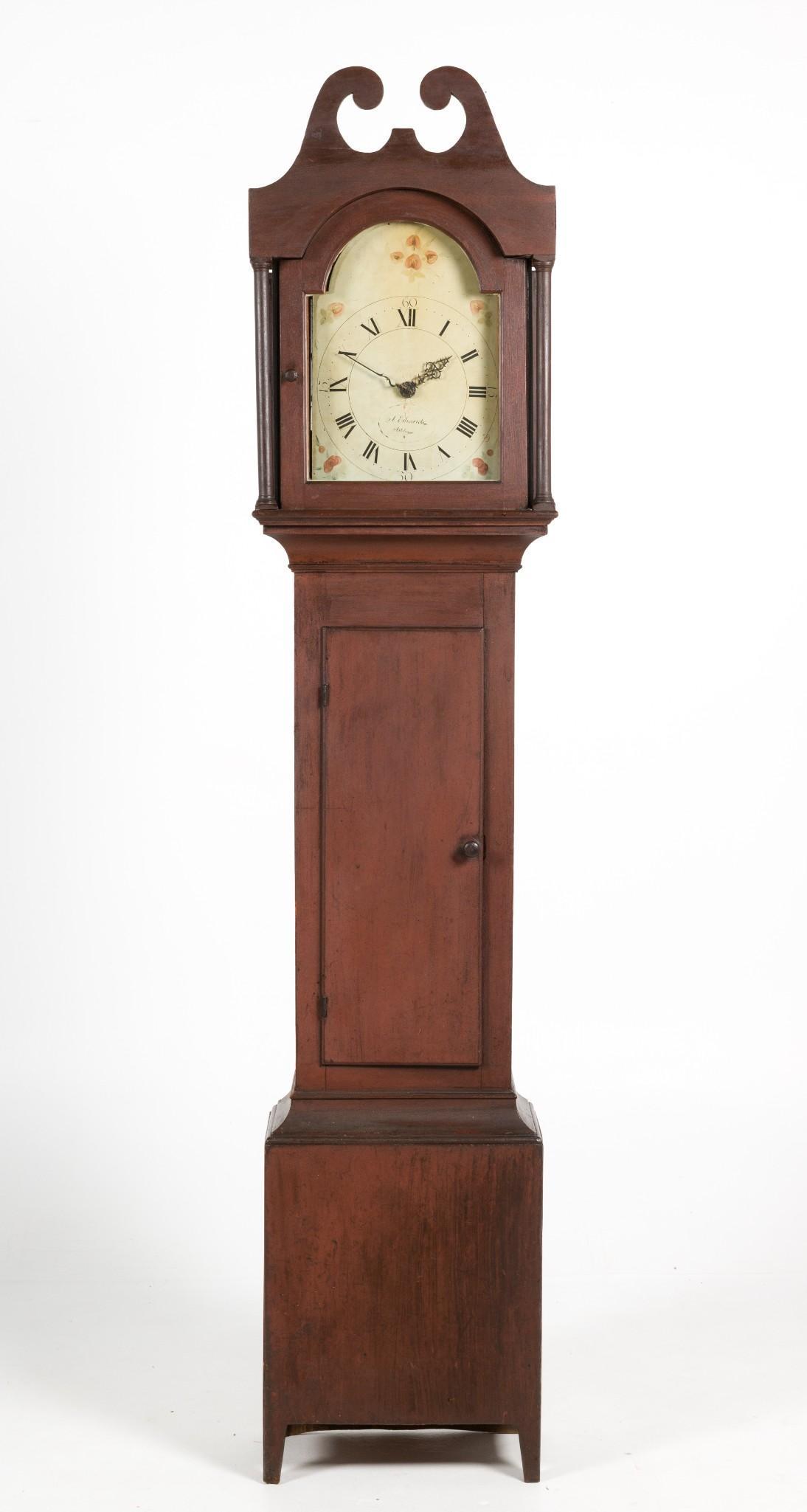 A. Edwards, Ashby Massachussets 30 Hour Tall Case Clock (1 of 7)