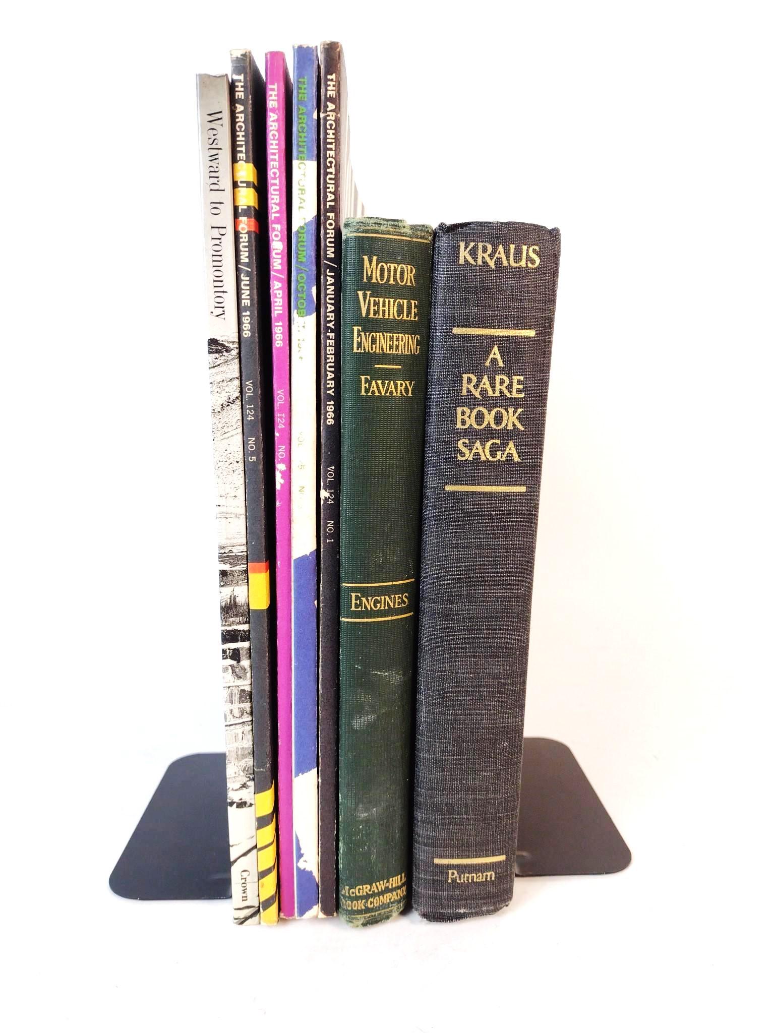 7 Books Incl The Architectural Forum and A Rare Book Saga (1 of 9)