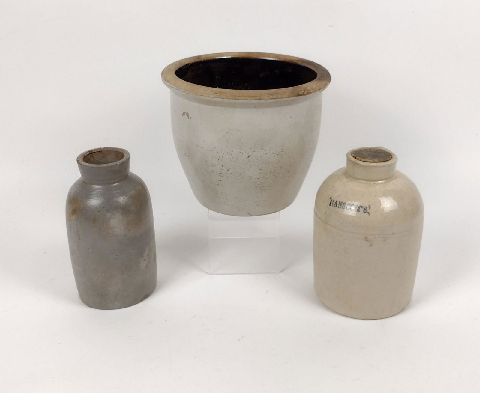 3 Pcs Stoneware incl Hanscom's (1 of 6)