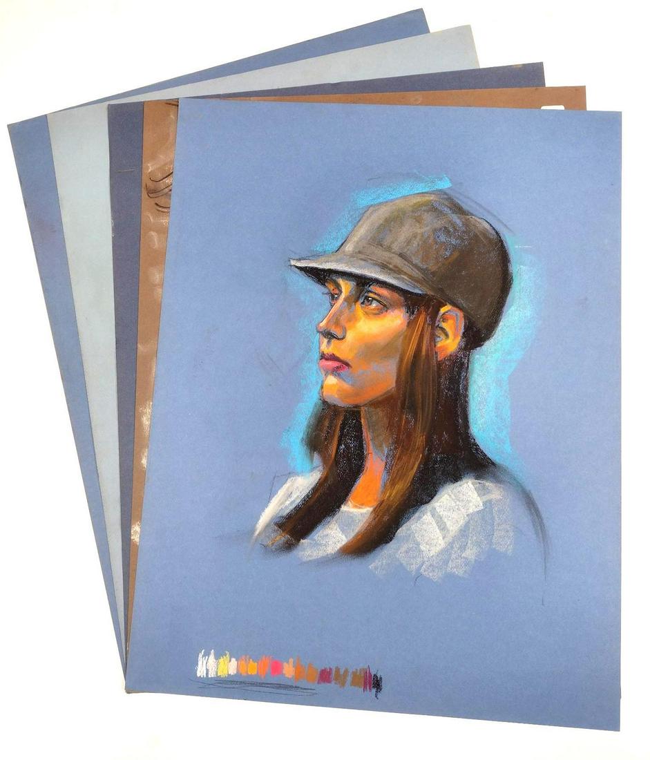 5 Karl Foster Portrait Pastels (1 of 7)