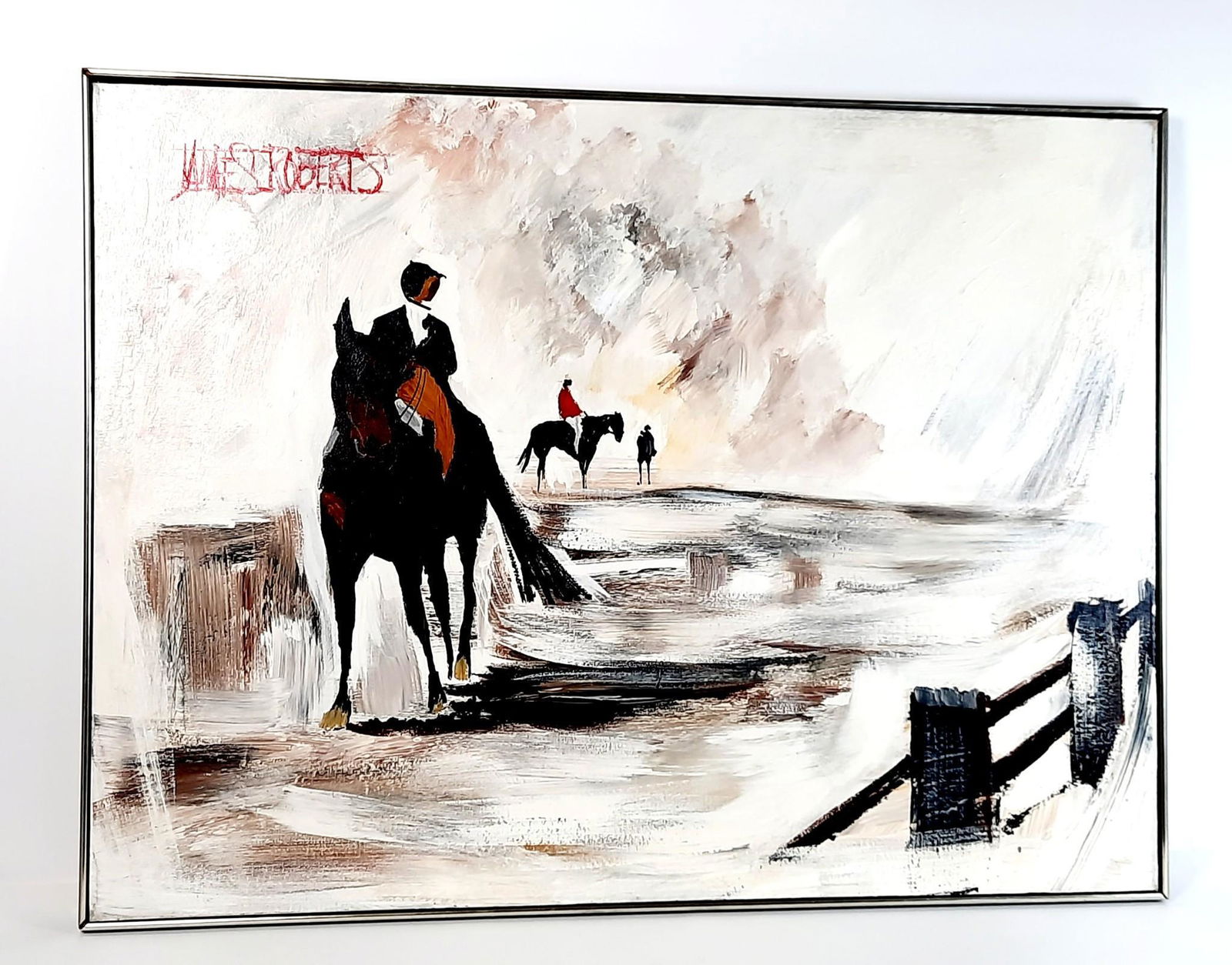 James Roberts Horse Riders Painting (1 of 3)