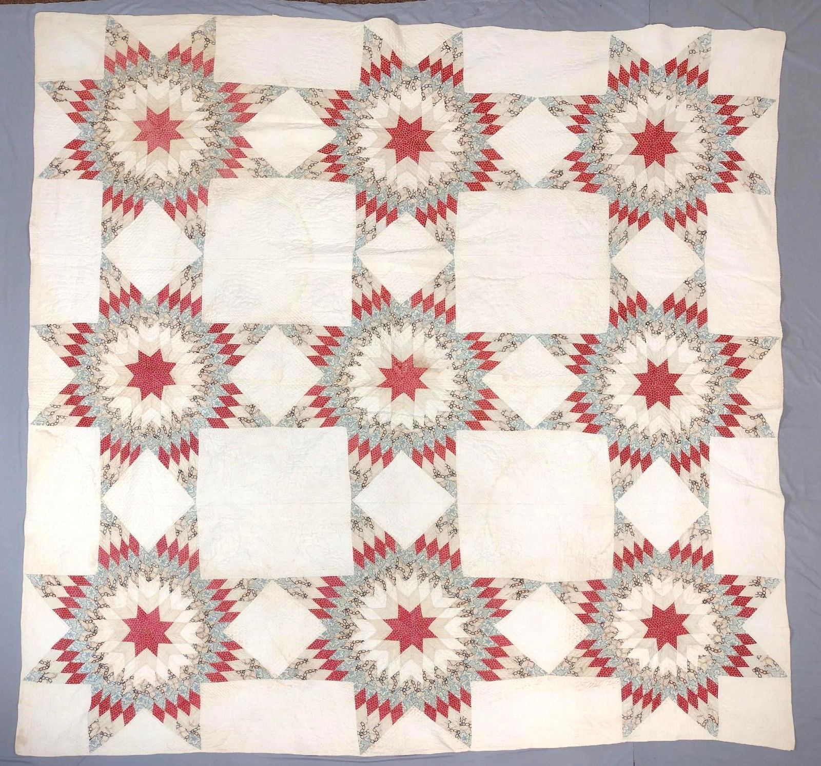 1874 LeMoyne Star Quilt (1 of 7)