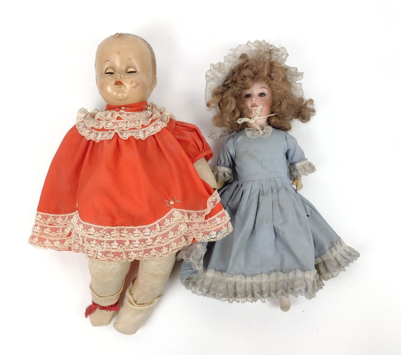 2 Antique Dolls incl Composition (1 of 9)