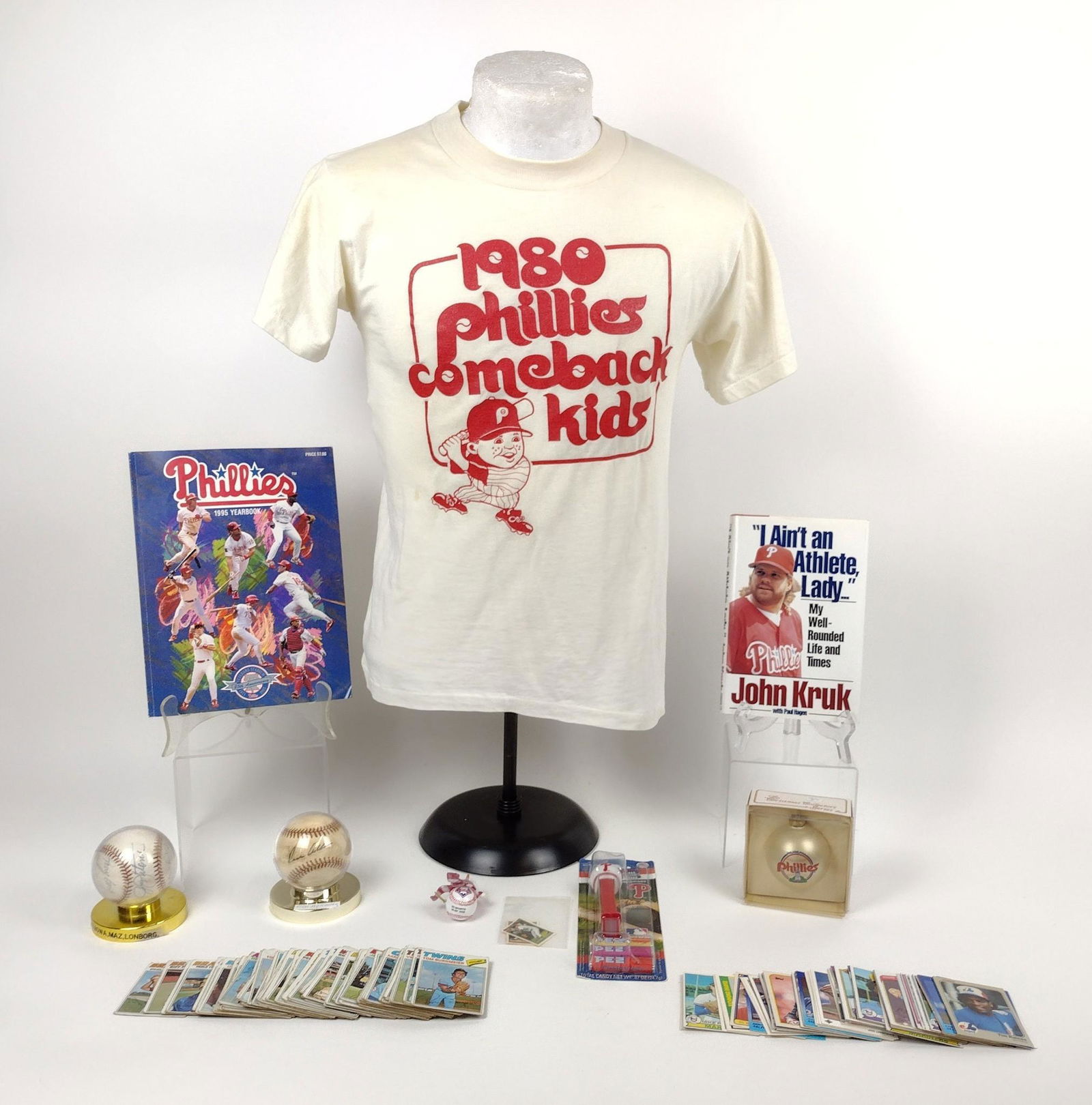 153 Baseball Collectibles incl Phillies & Autographs (1 of 7)