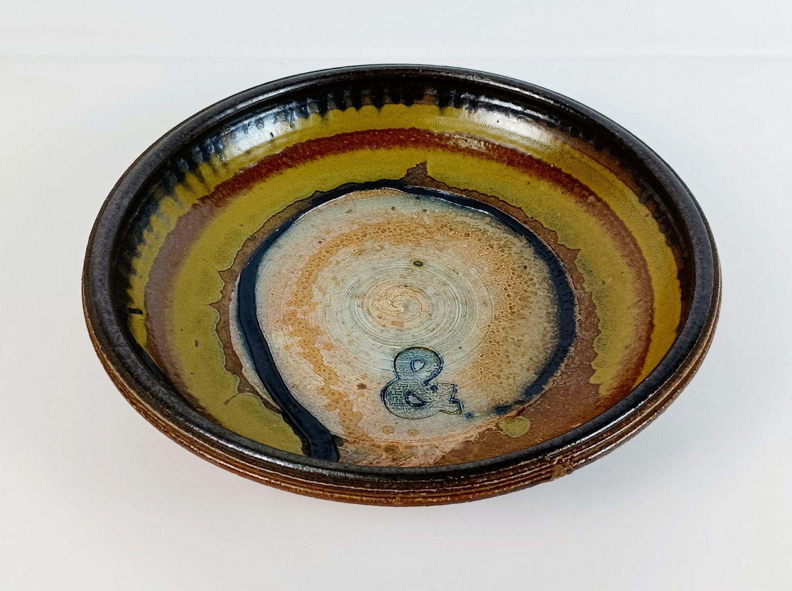 Signed Studio Pottery Bowl (1 of 2)
