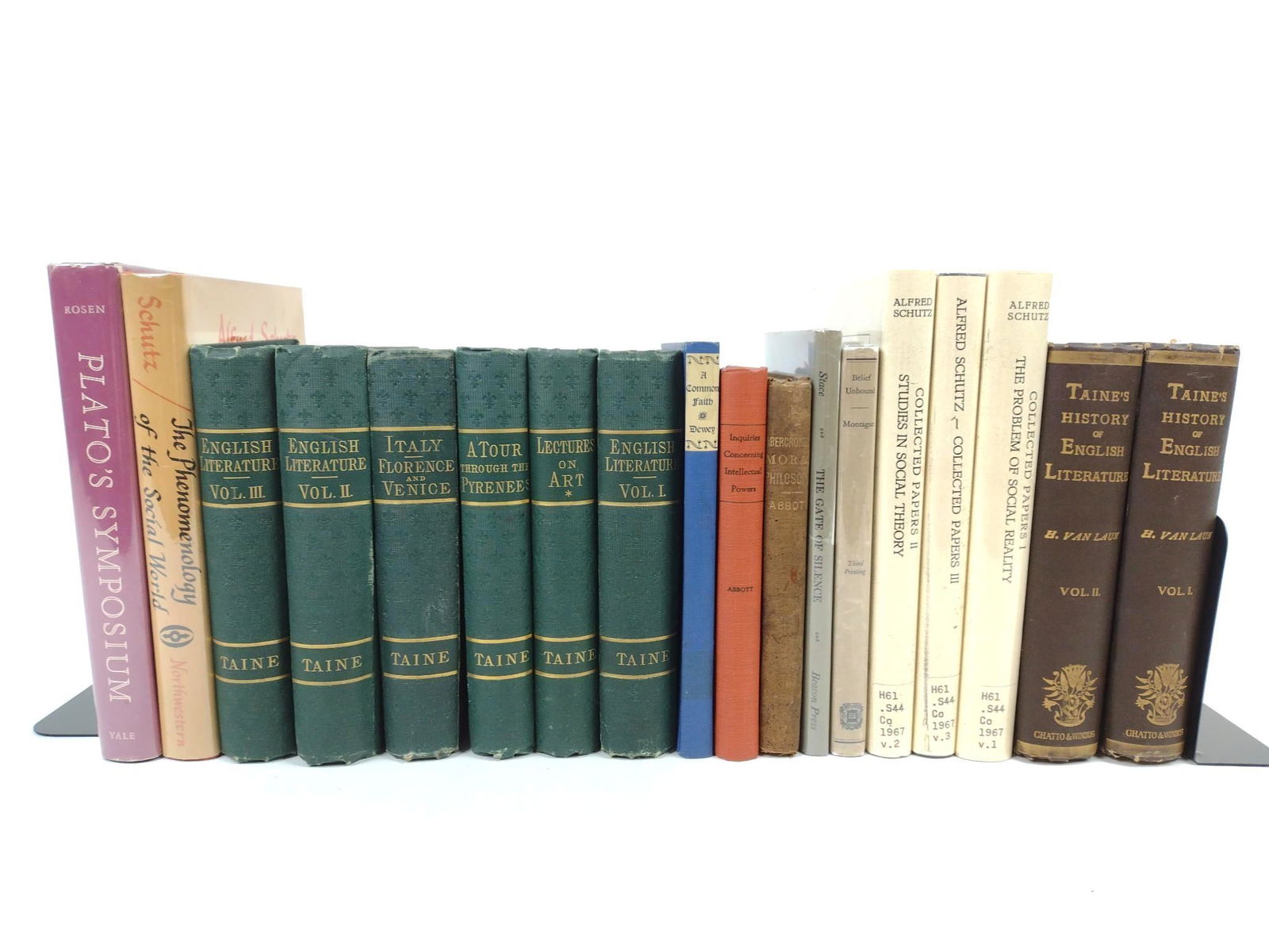 18 Books Incl Taine's History Of English Literature (1 of 19)