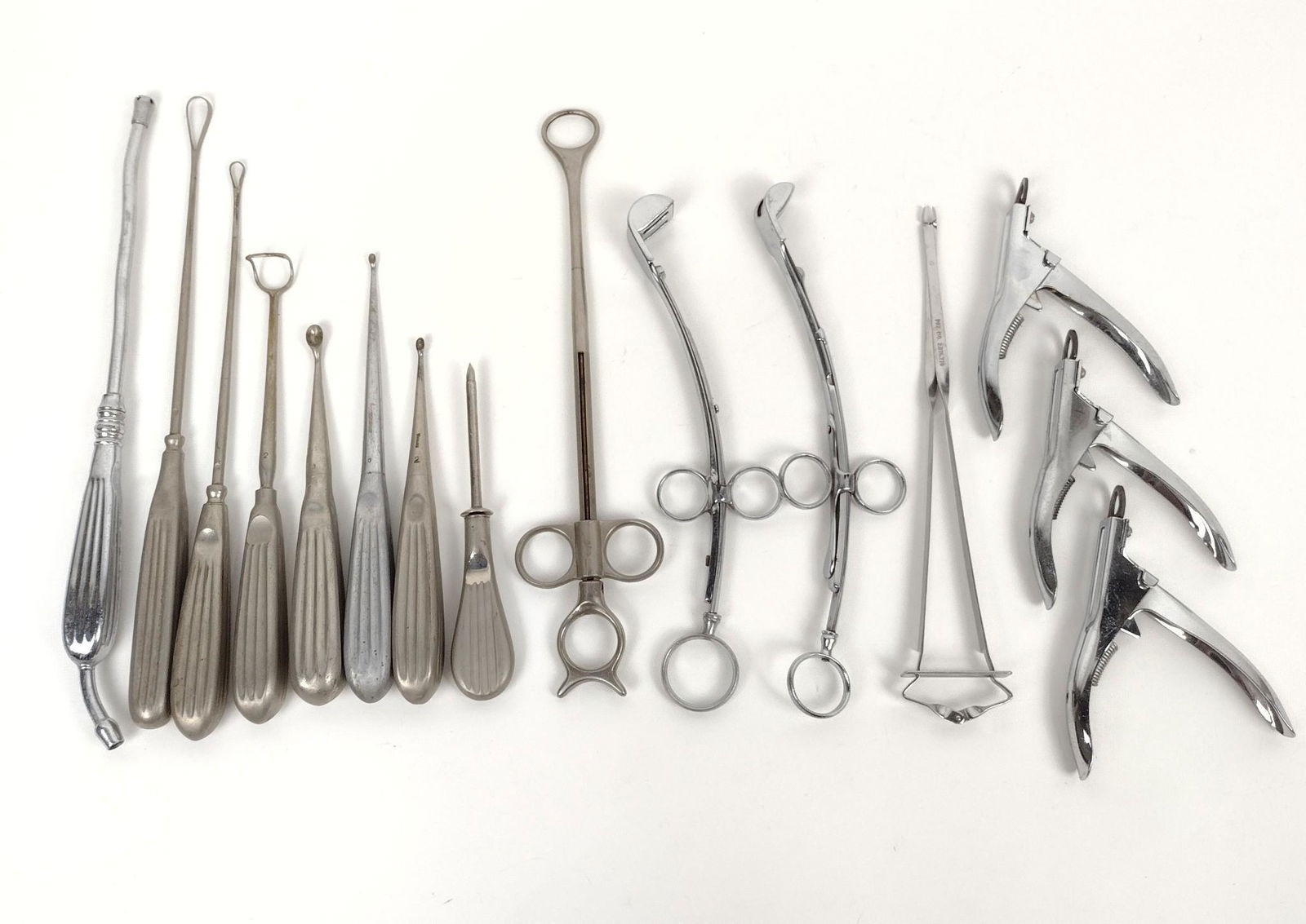 15 Vintage Medical Instruments incl Curettes (1 of 9)