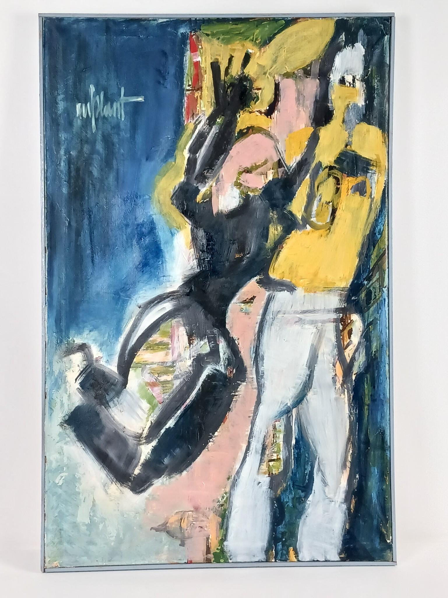 Martin Plaut "Tackle" Painting (1 of 4)