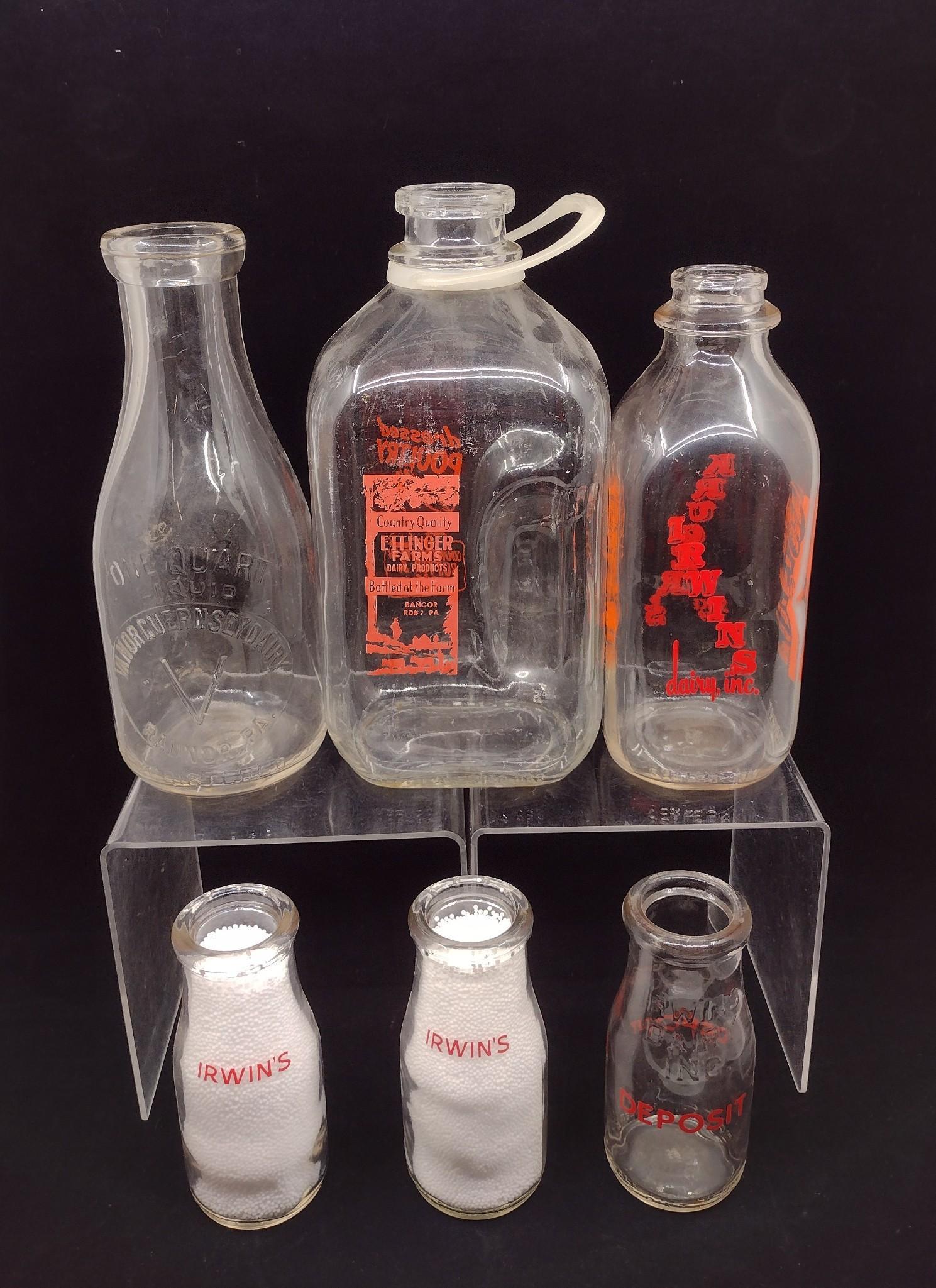 6 Pennsylvania Milk Bottles incl VA Nor Guernsey Dairy (1 of 7)