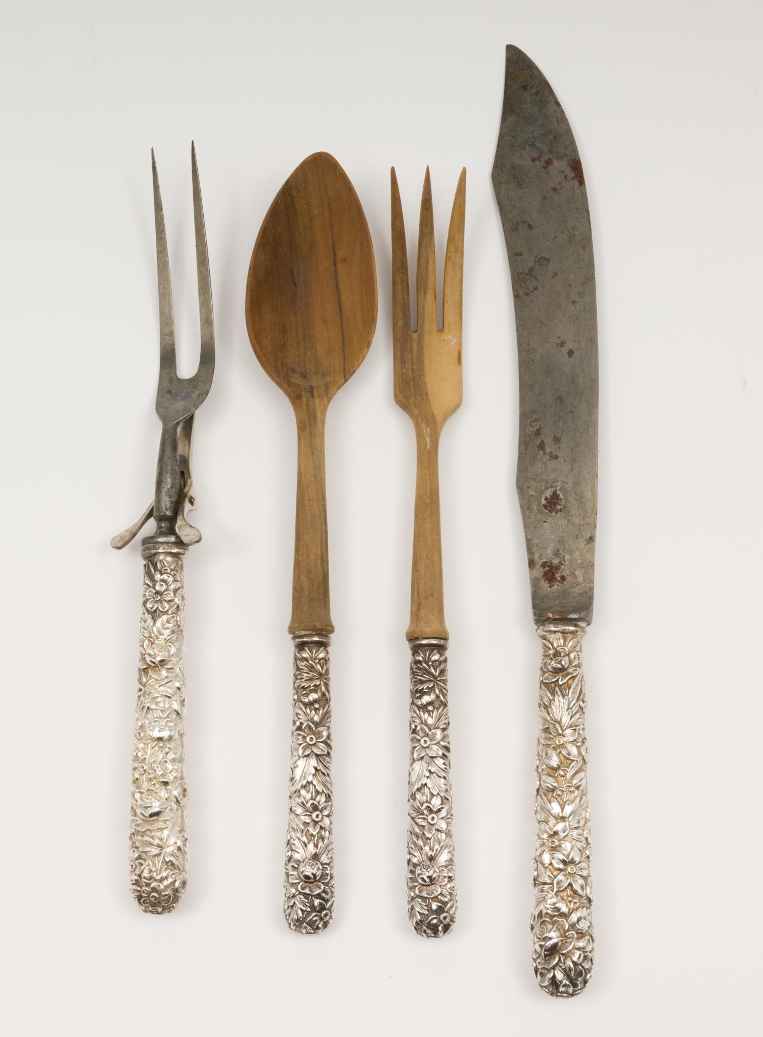 4 Pcs Kurt Repousse Serving Pcs (1 of 6)