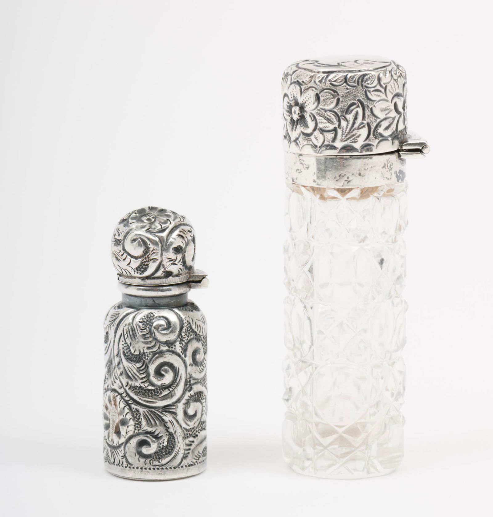 2 Antique Sterling Scent Bottles (1 of 7)