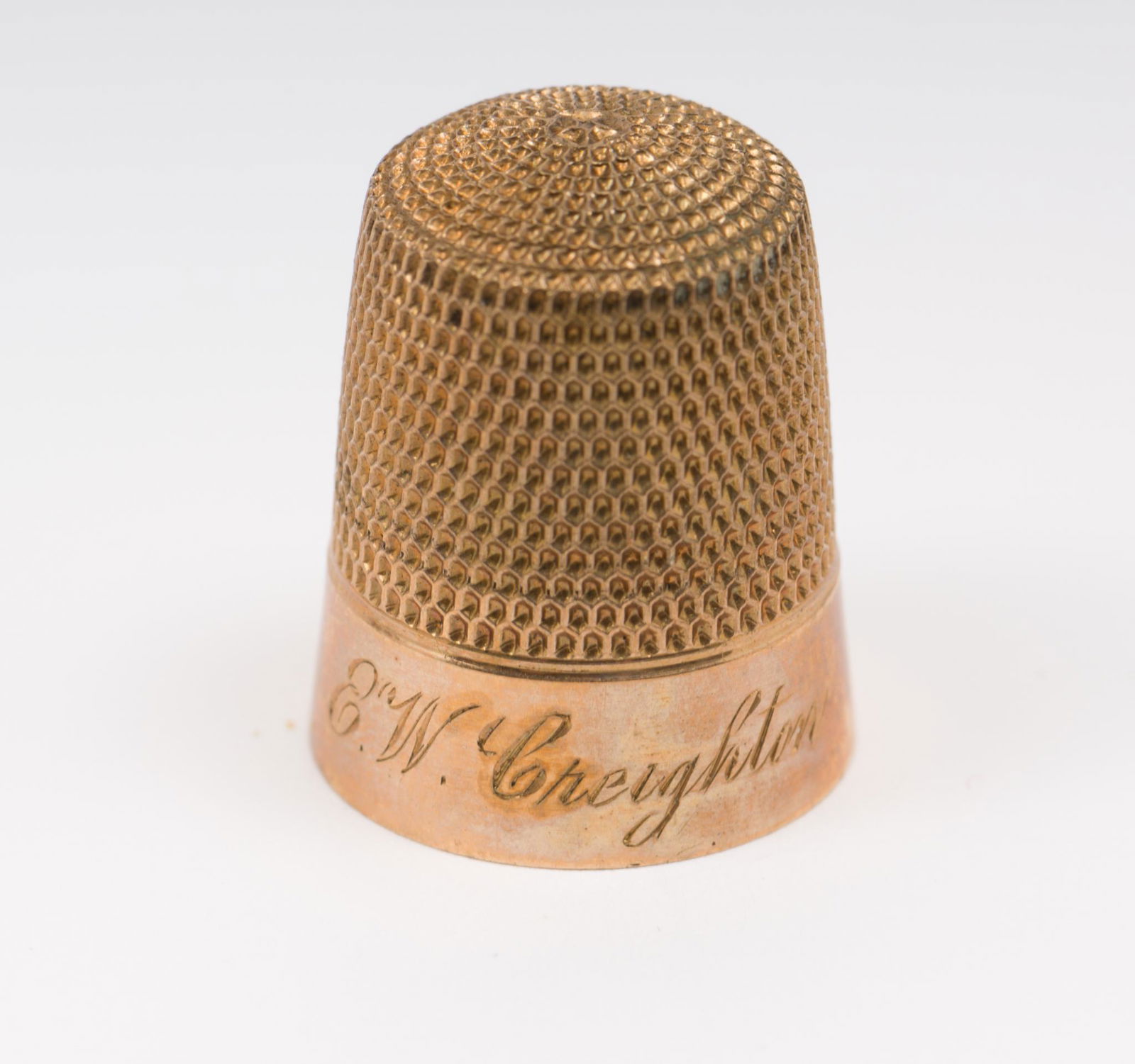 10K Gold Thimble in Box (1 of 4)