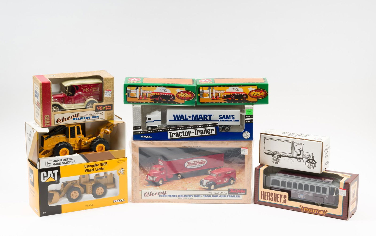 9 Ertl Die Cast Vehicles Incl. Hershey's Trolley Car (1 of 6)