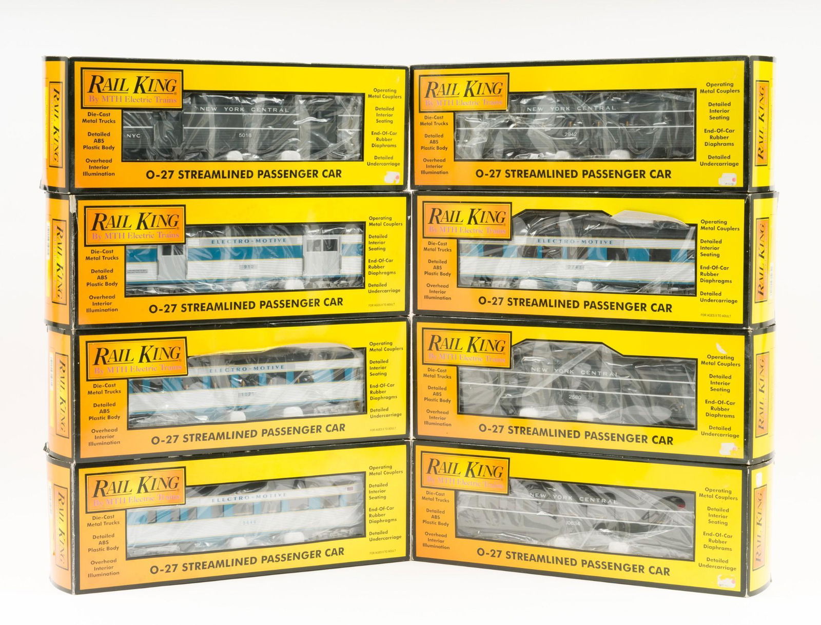 8 MTH Rail King Passenger Cars (1 of 2)