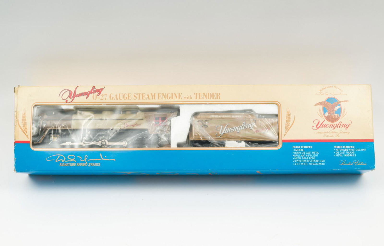 1998 Yuengling Ltd Ed O-27 Steam Engine w/ Tender (1 of 4)