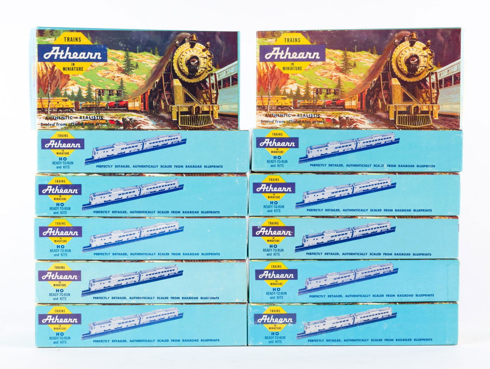 12 Athearn HO Train Car Scribed Reefers (1 of 2)