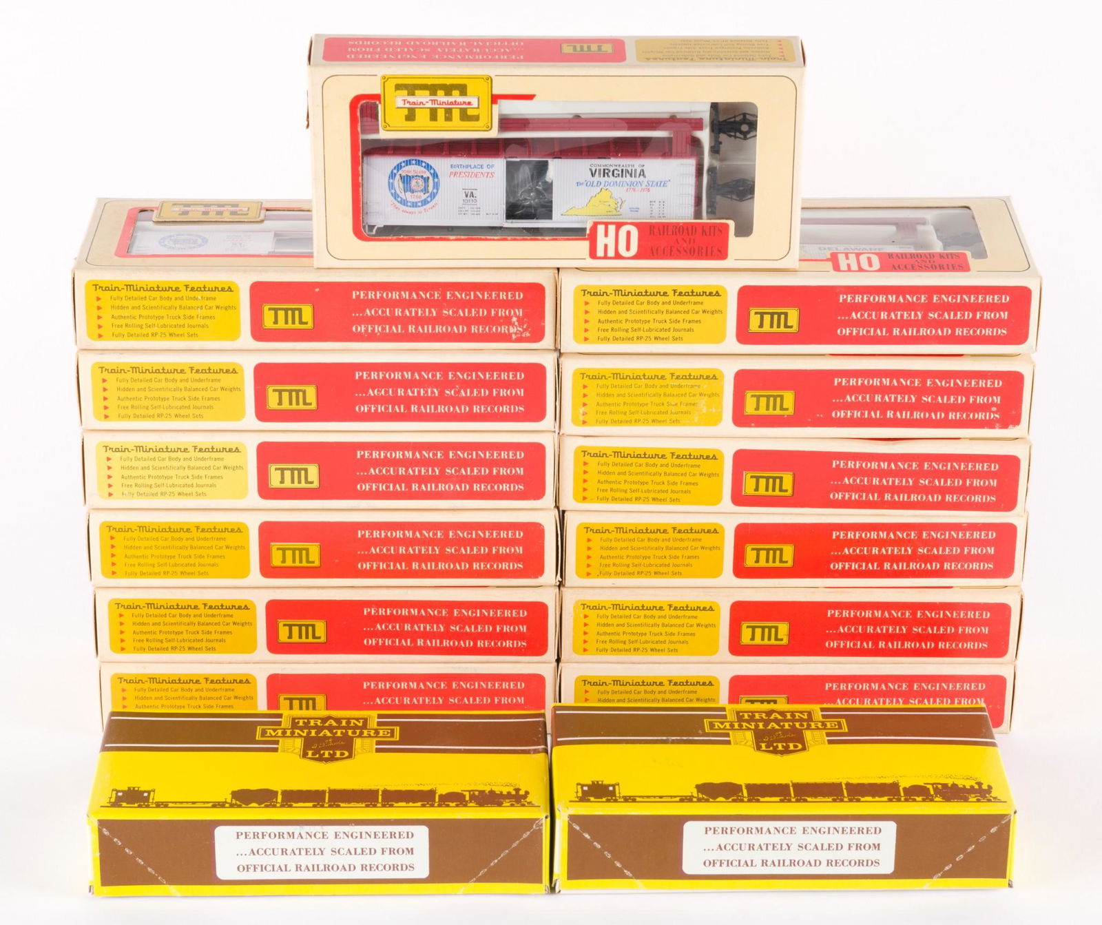 15 Train Miniature LTD HO Cars (1 of 2)