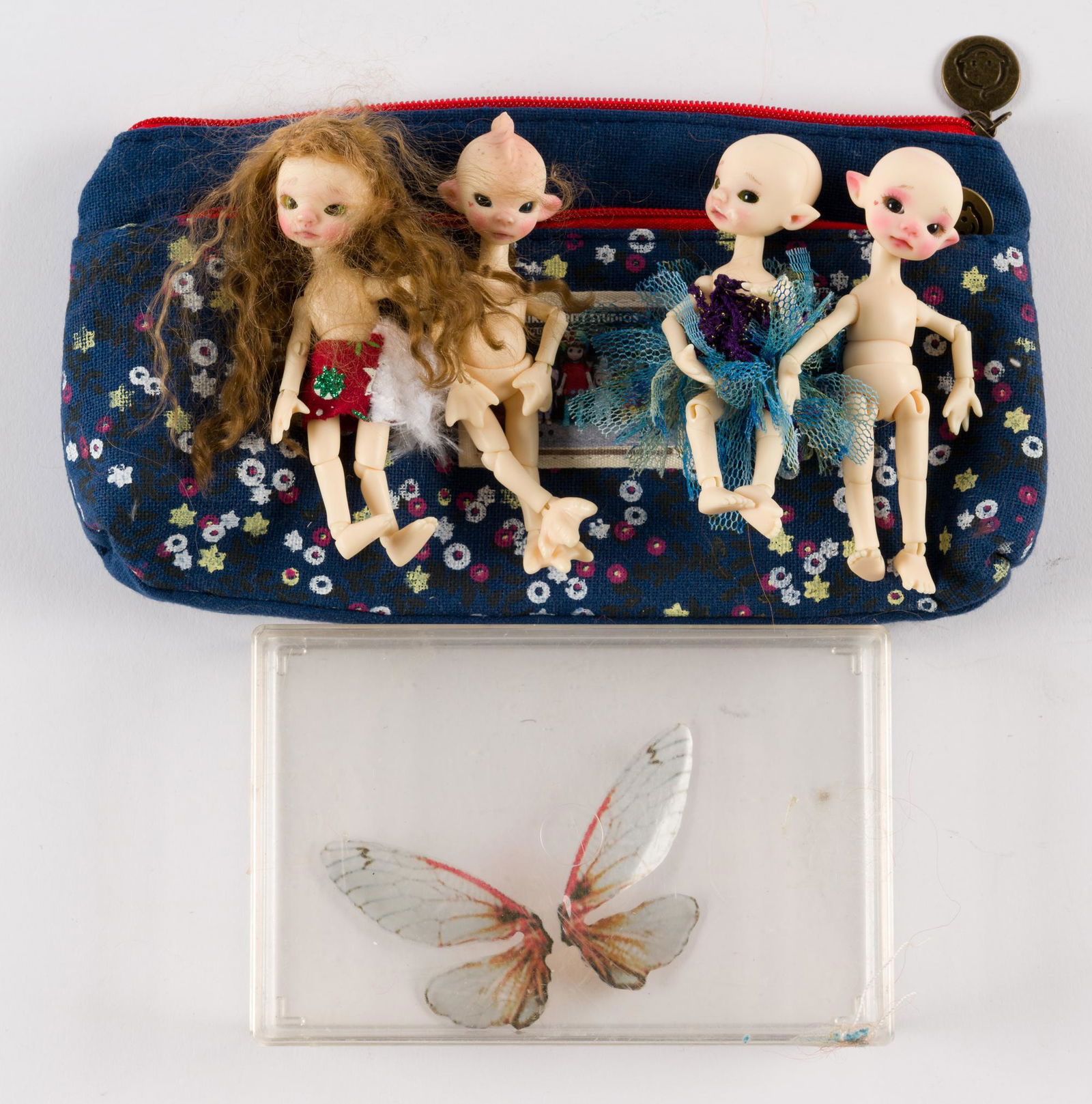 4 3-1/2" Nikki Britt BJD Incl. Elves (1 of 1)