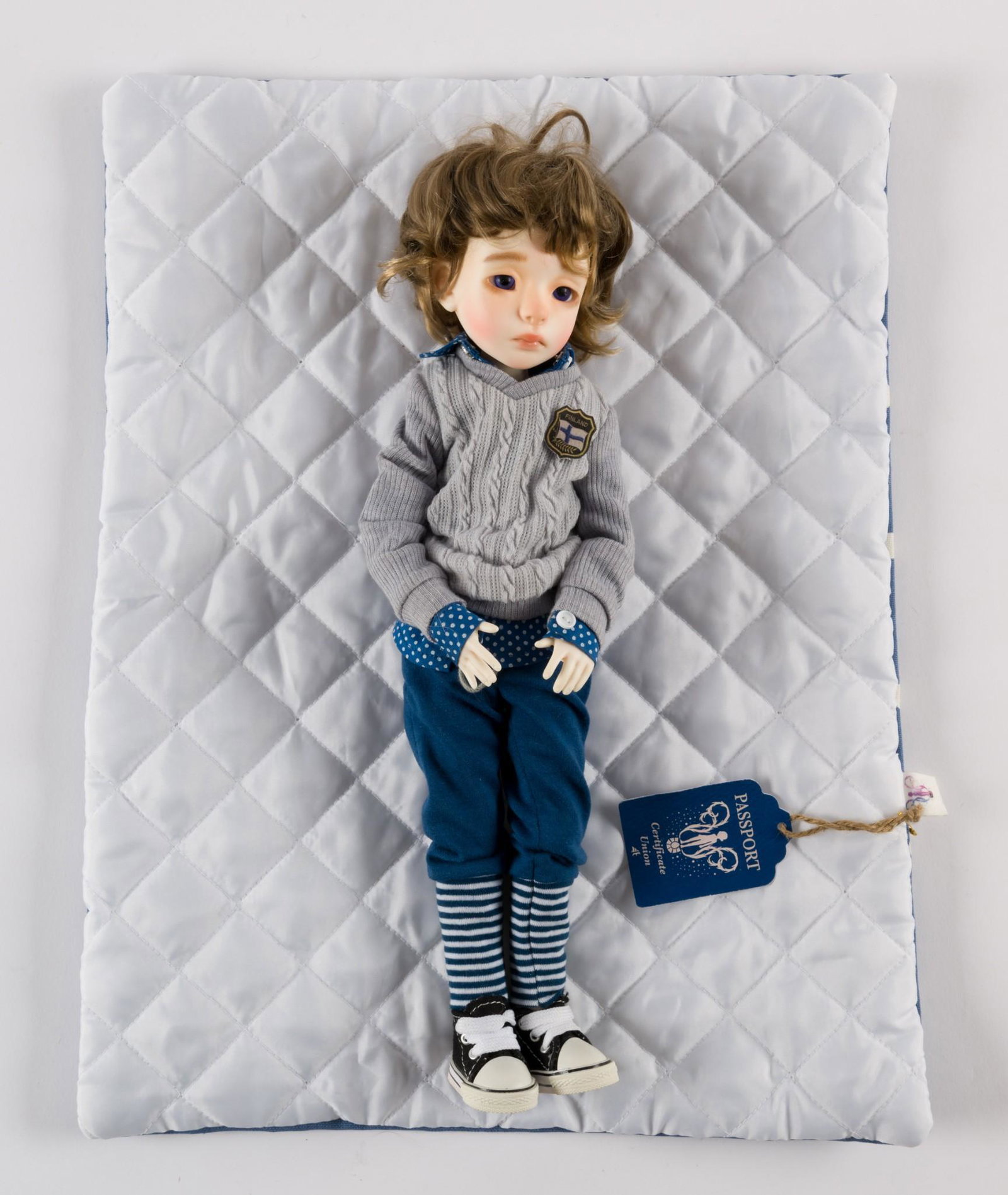 Little Cosmos Oliver By Sandra Locre: Face-up and dressed. Marked No. 3. With pillow and tag. AJ IMPORTANT: Before bidding, please read the terms and conditions. When you registered for the auction you agreed to these terms and will be re