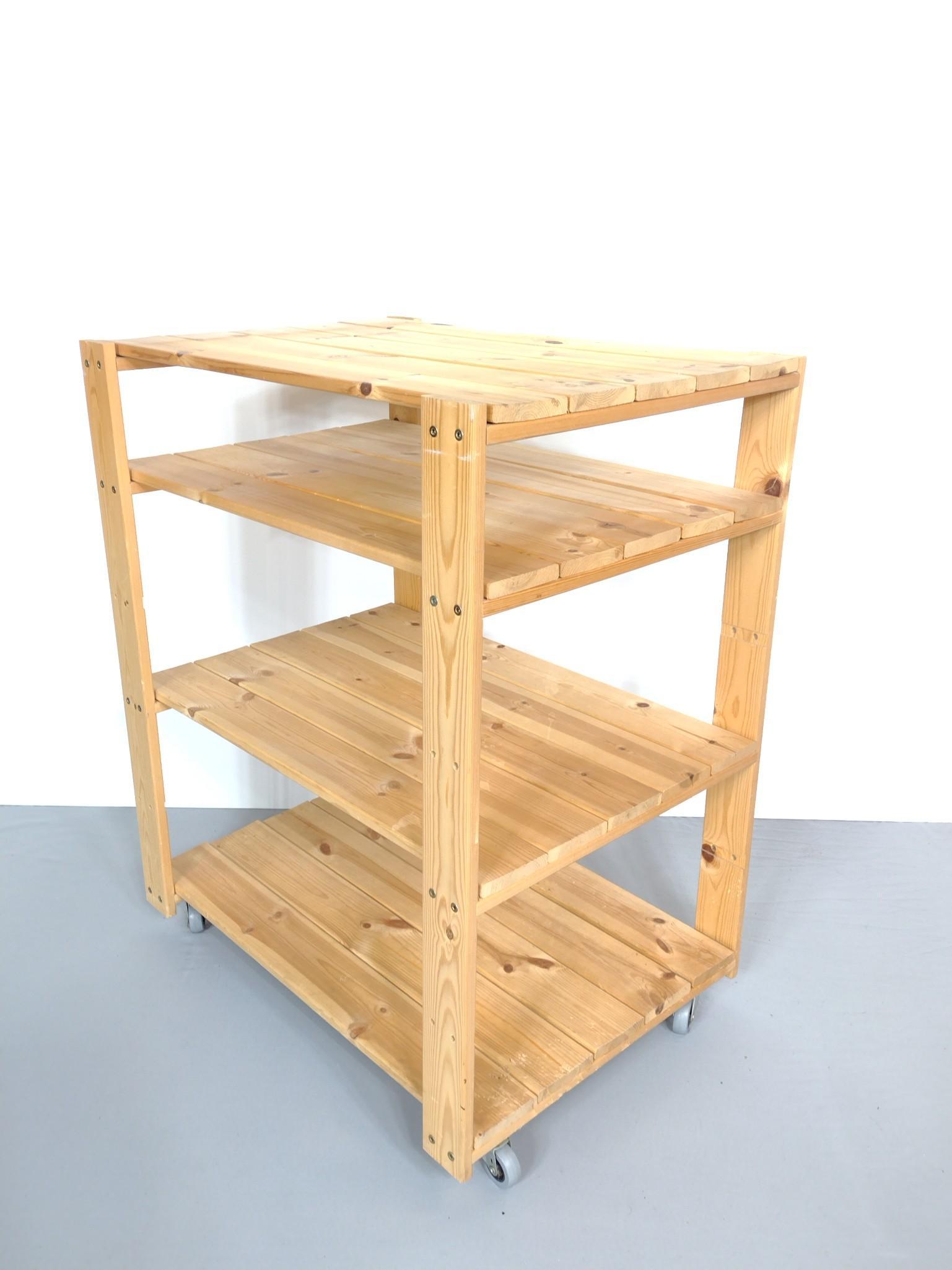 Wood Rolling Cart (1 of 4)