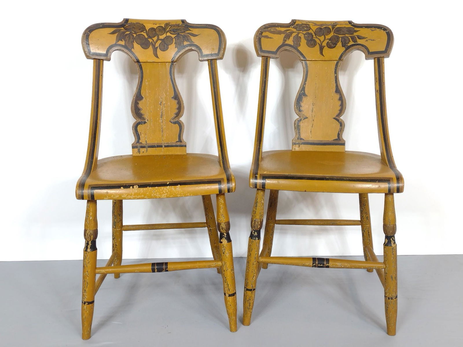 Pair of Painted Side Chairs (1 of 6)