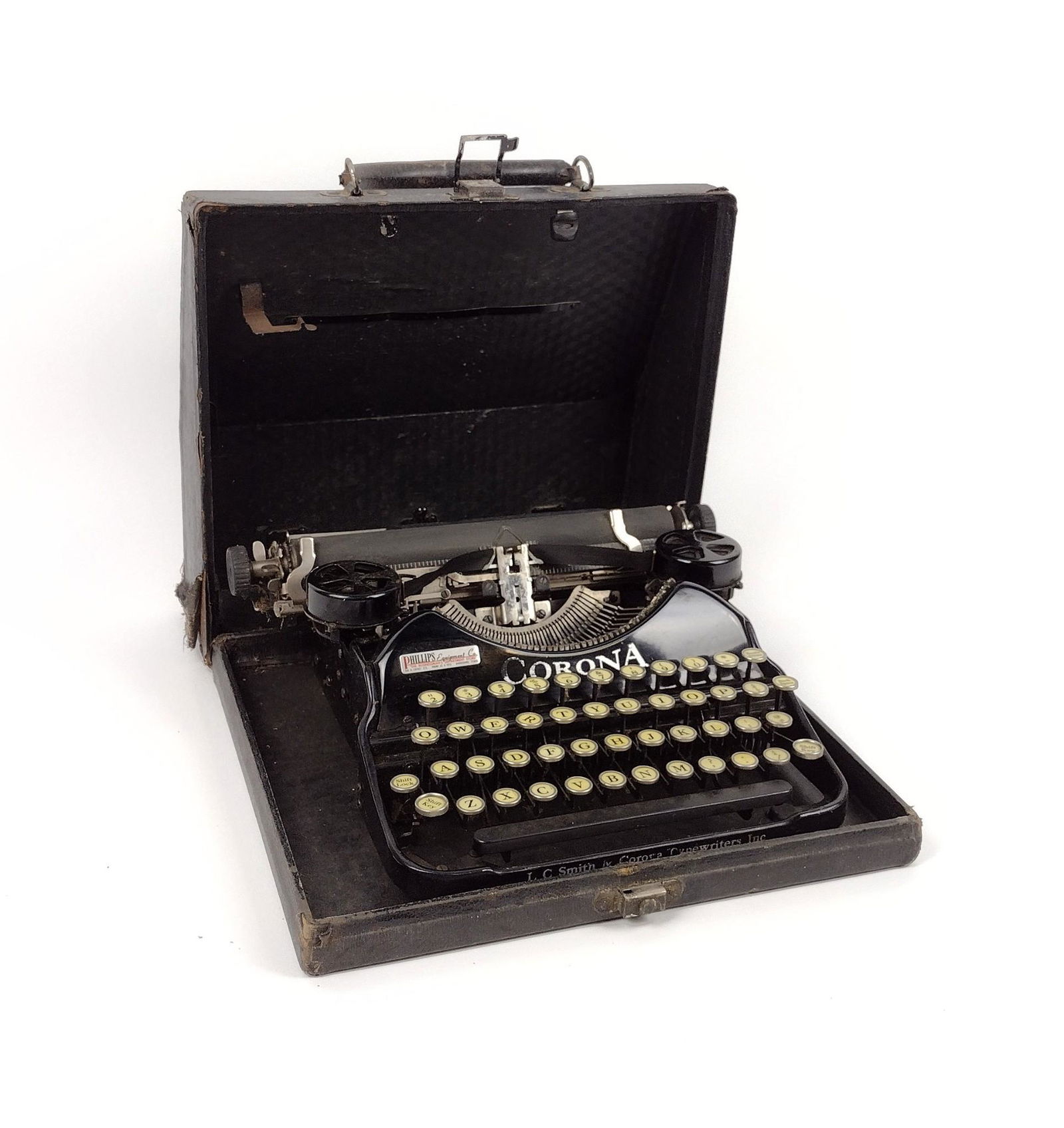 L.C. Smith & Corona Typewriter w/ Case (1 of 3)