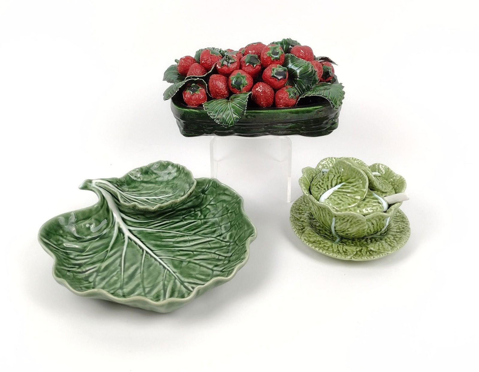 3 Ceramic Pcs incl Bordallo Pinneiro (1 of 2)