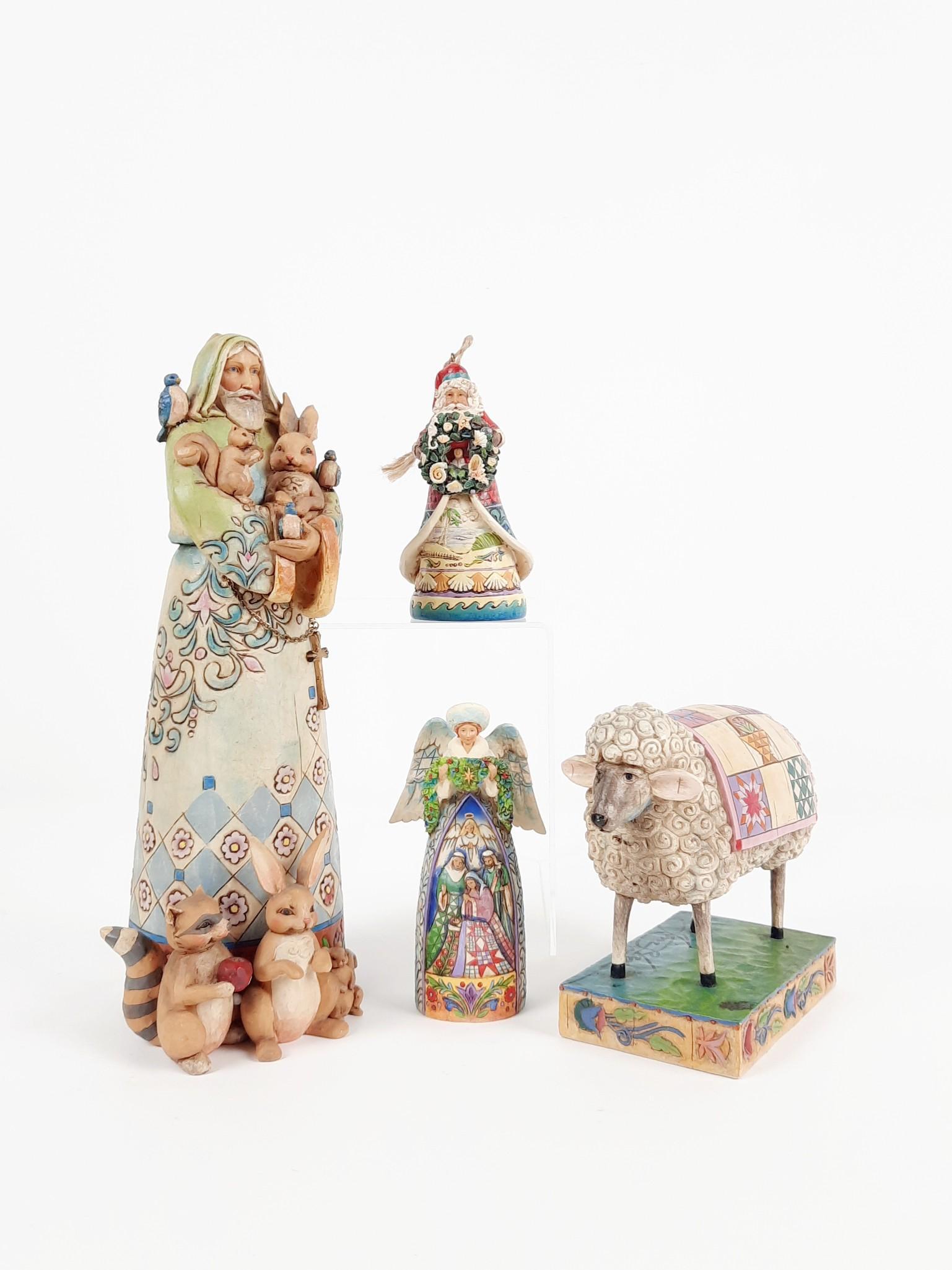 4 Jim Shore Figurines incl Signed (1 of 4)
