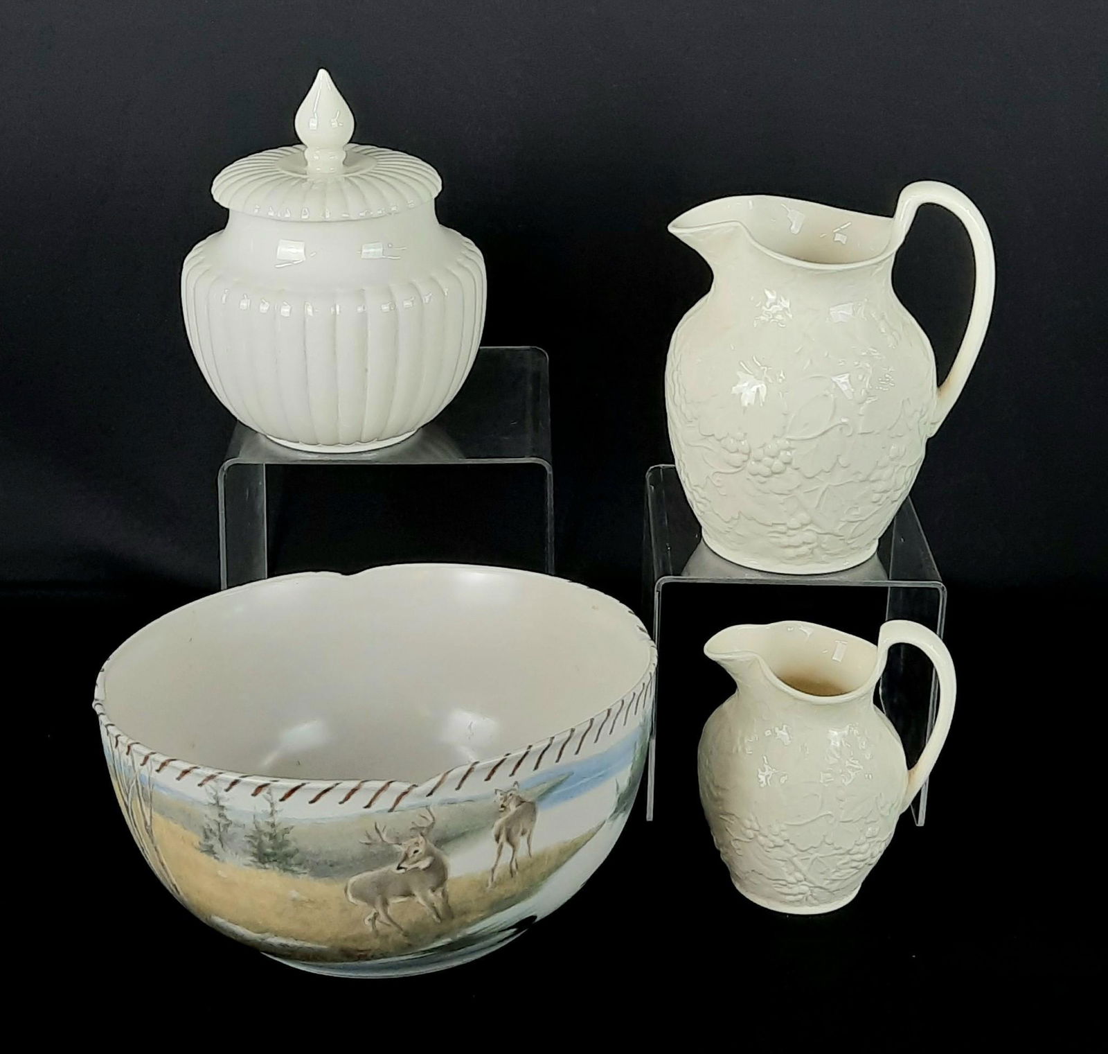 4 Pcs Lenox and Wedgwood incl "Riverwood" Bowl (1 of 4)