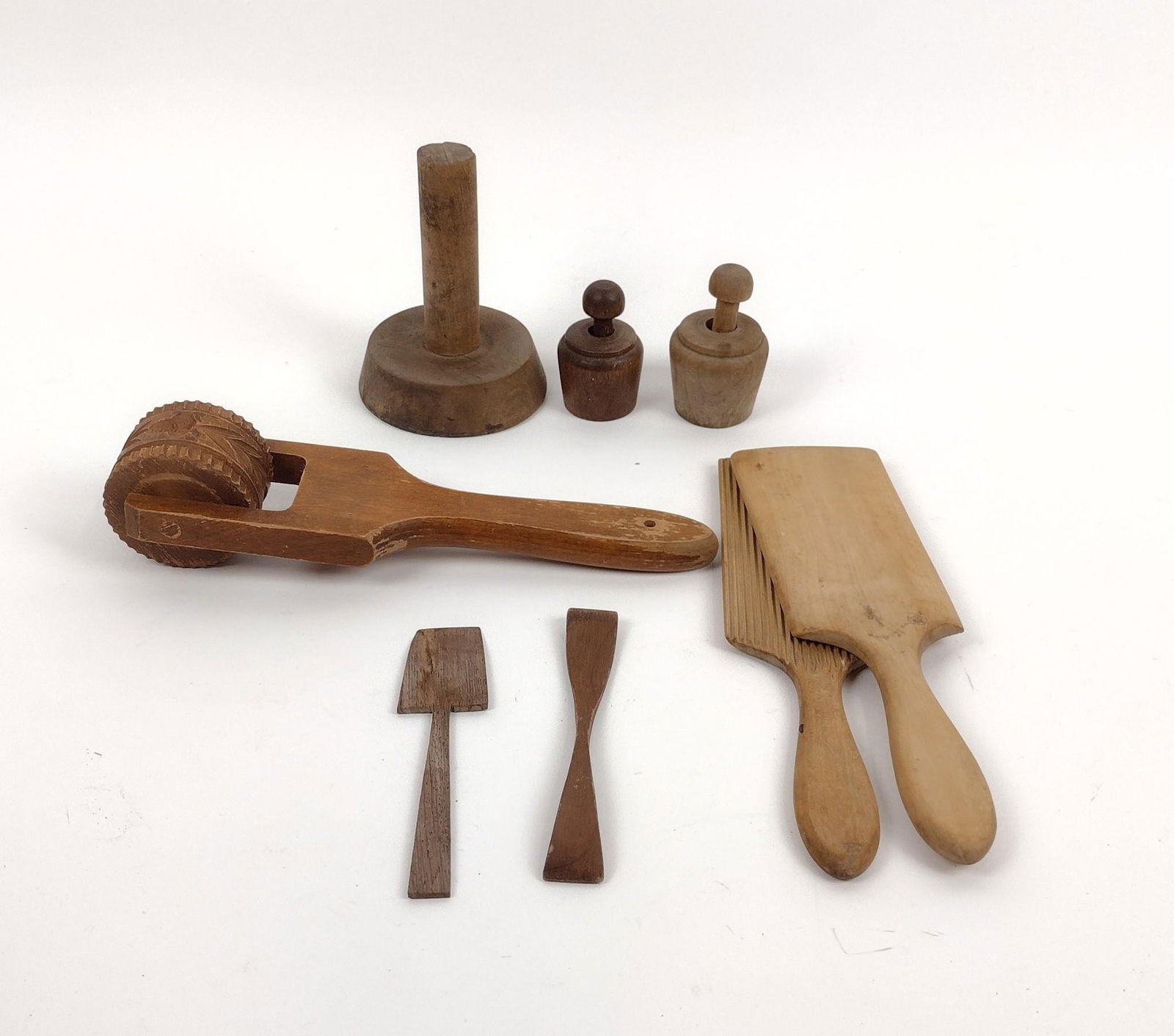 8 Wood Cooking Tools incl Butter Stamp (1 of 7)