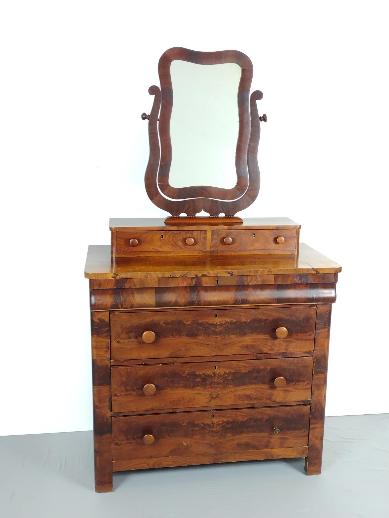 Antique Dresser With Mirror (1 of 10)