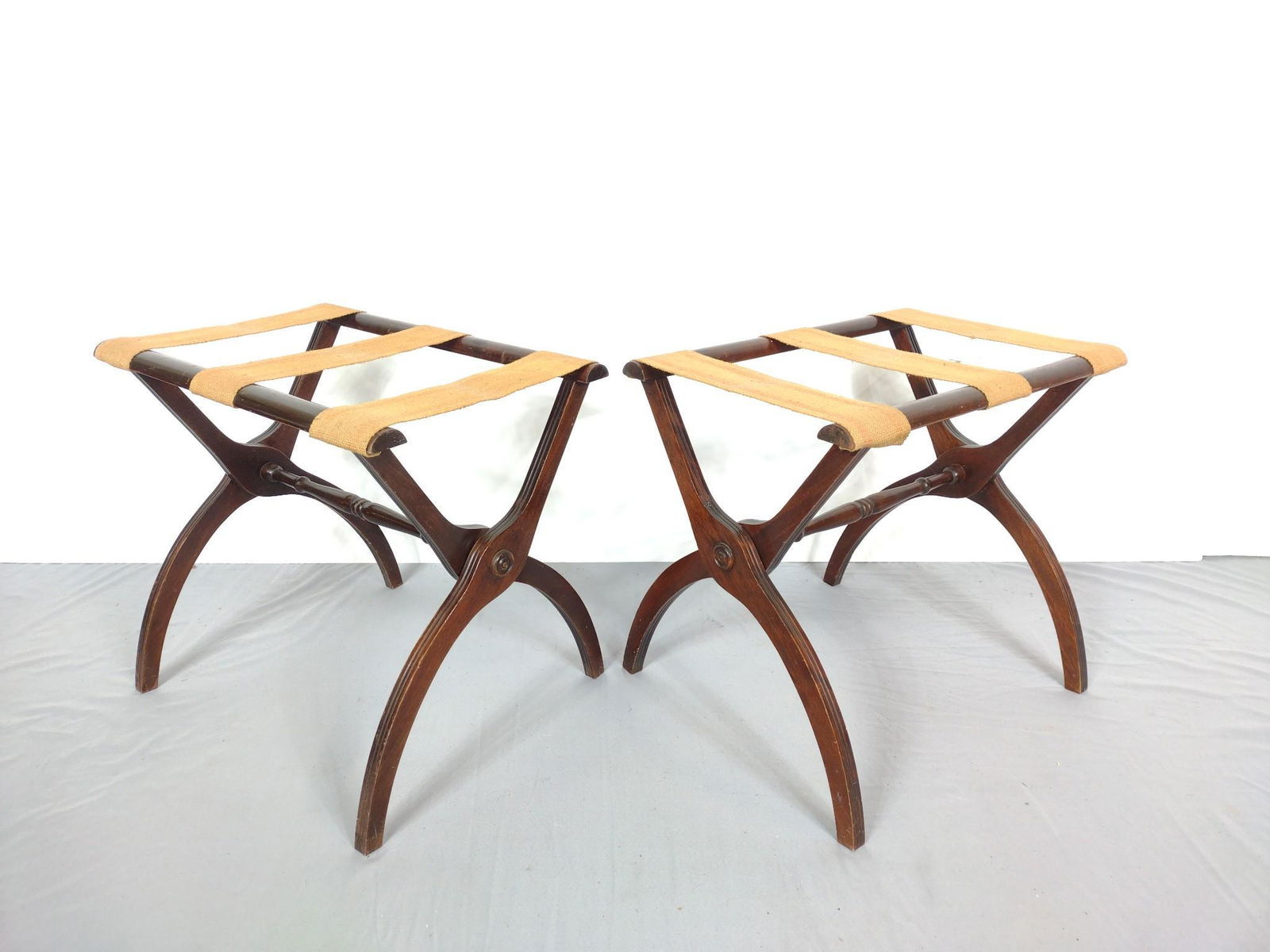 Two Folding Luggage Racks (1 of 3)